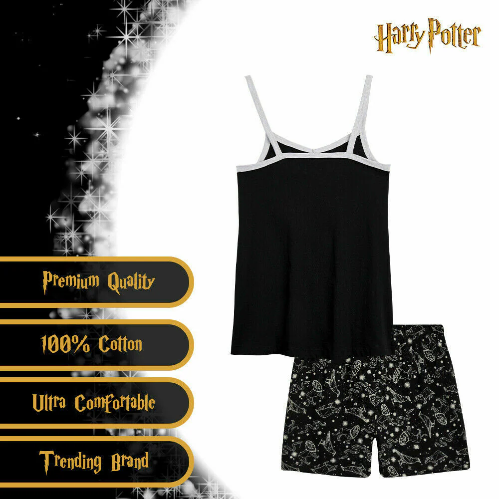Harry Potter Girls Pyjamas, 2 Piece Short Girls PJs, 100% Cotton Girls Clothes - Image 4