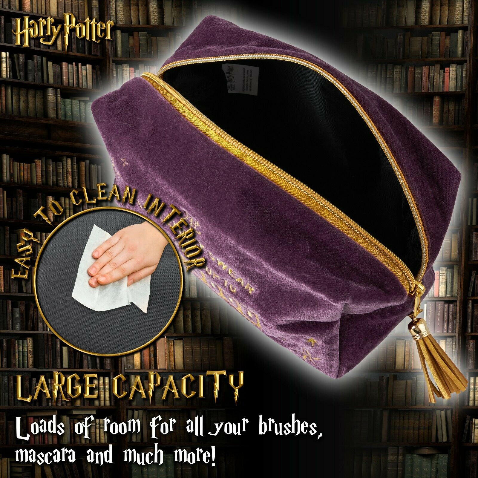 Harry Potter Hogwarts Make Up Bags for Women - Image 4