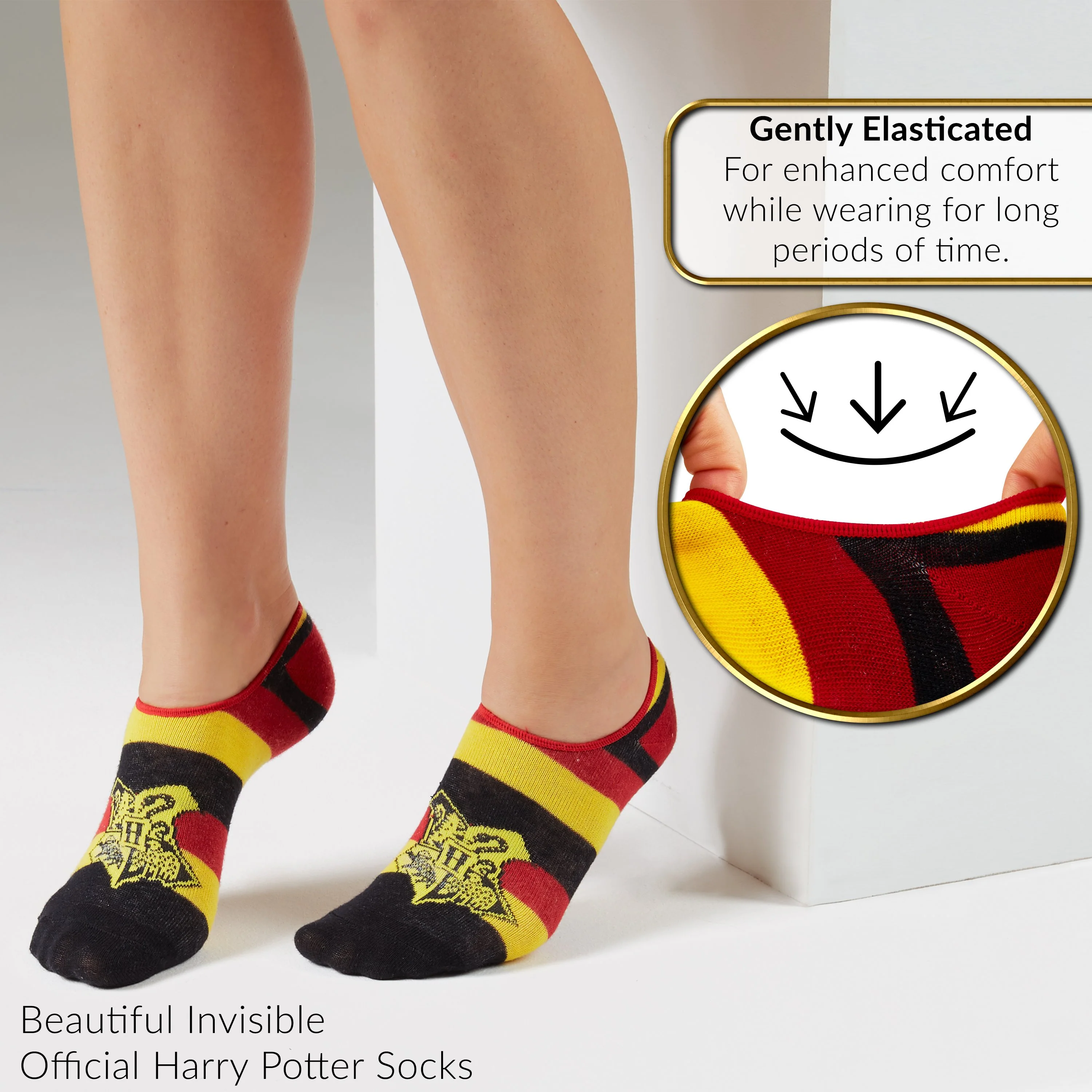 Harry Potter Invisible Socks, No Show Socks 5 Pairs, Harry Potter Gifts - Image 4