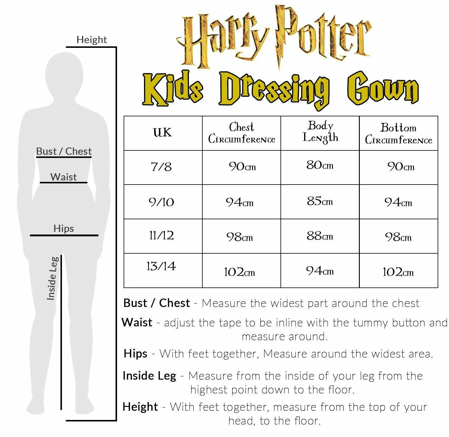 Harry Potter Kids Dressing Gown, Gryffindor Soft Fleece Robe for Boys Or Girls - Image 8