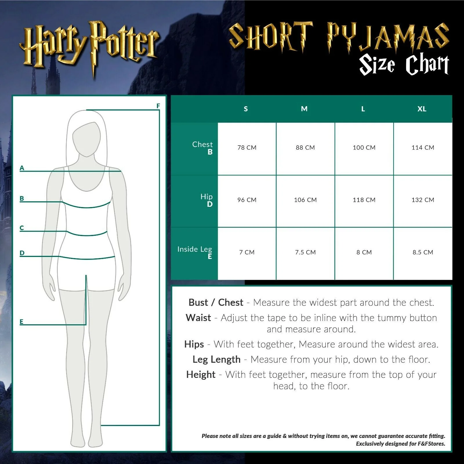 Harry Potter Ladies Pyjamas, Team Slytherin Womens Shorts and Top Set, - Image 6