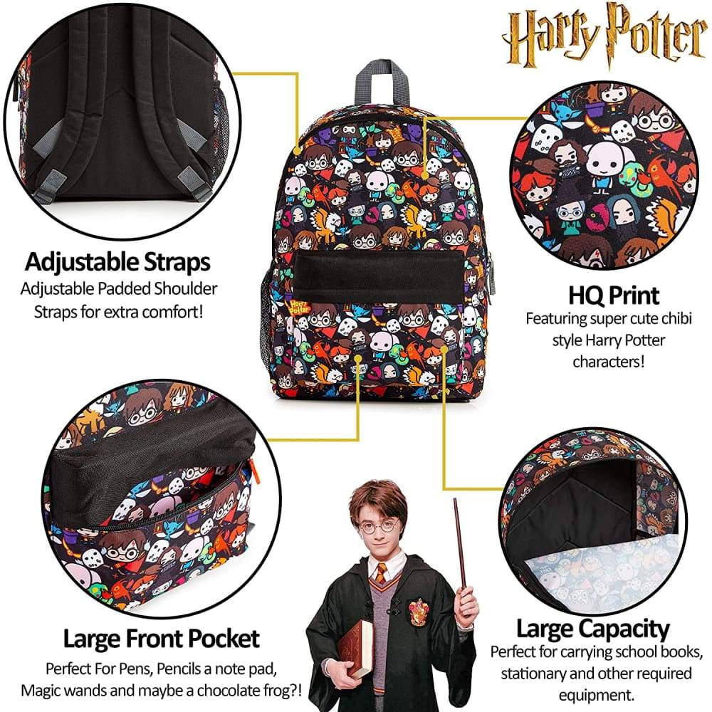 Harry Potter Large Backpack - School Bag for Boys - Image 5