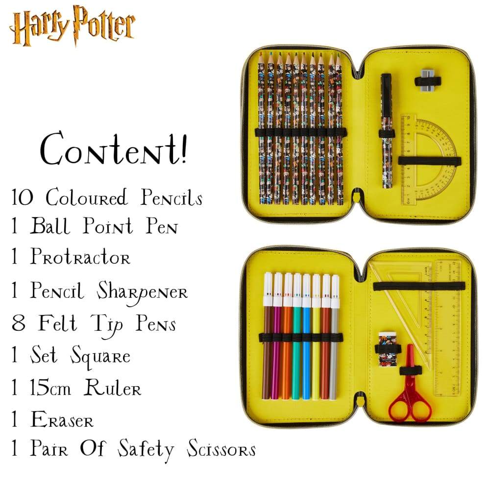 Harry Potter Large Filled Pencil Case with Harry Potter Stationary Supplies - Image 6