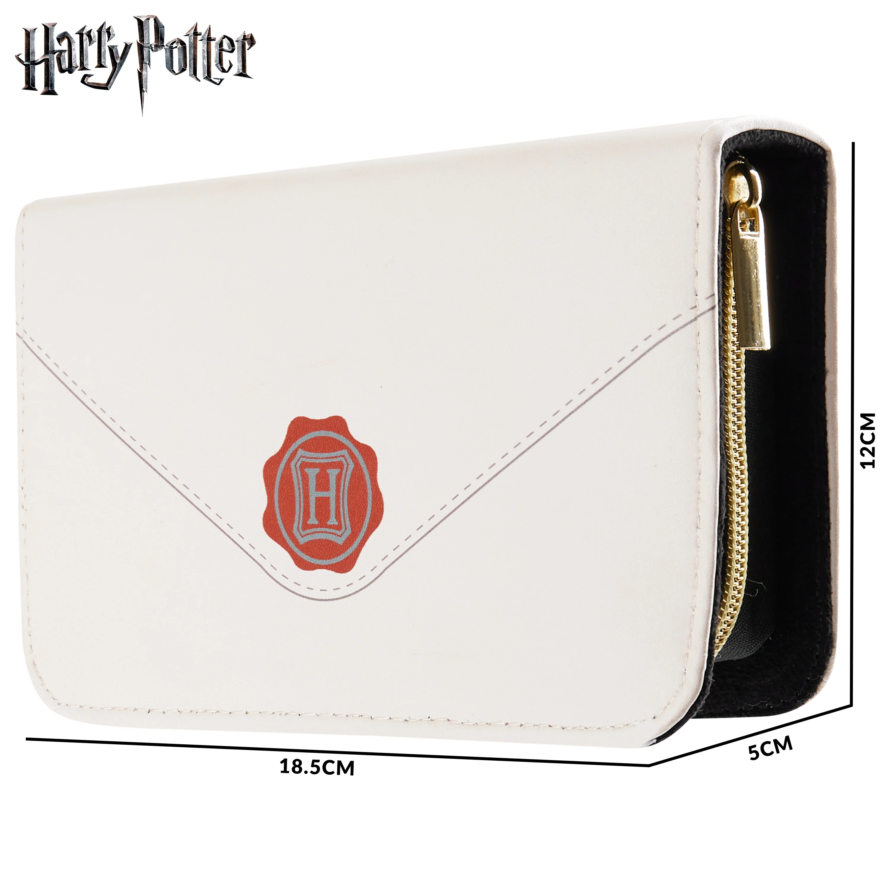 Harry Potter Makeup Set for Women Teenagers & Girls Zipped Makeup Case (Beige Letter) - Image 6