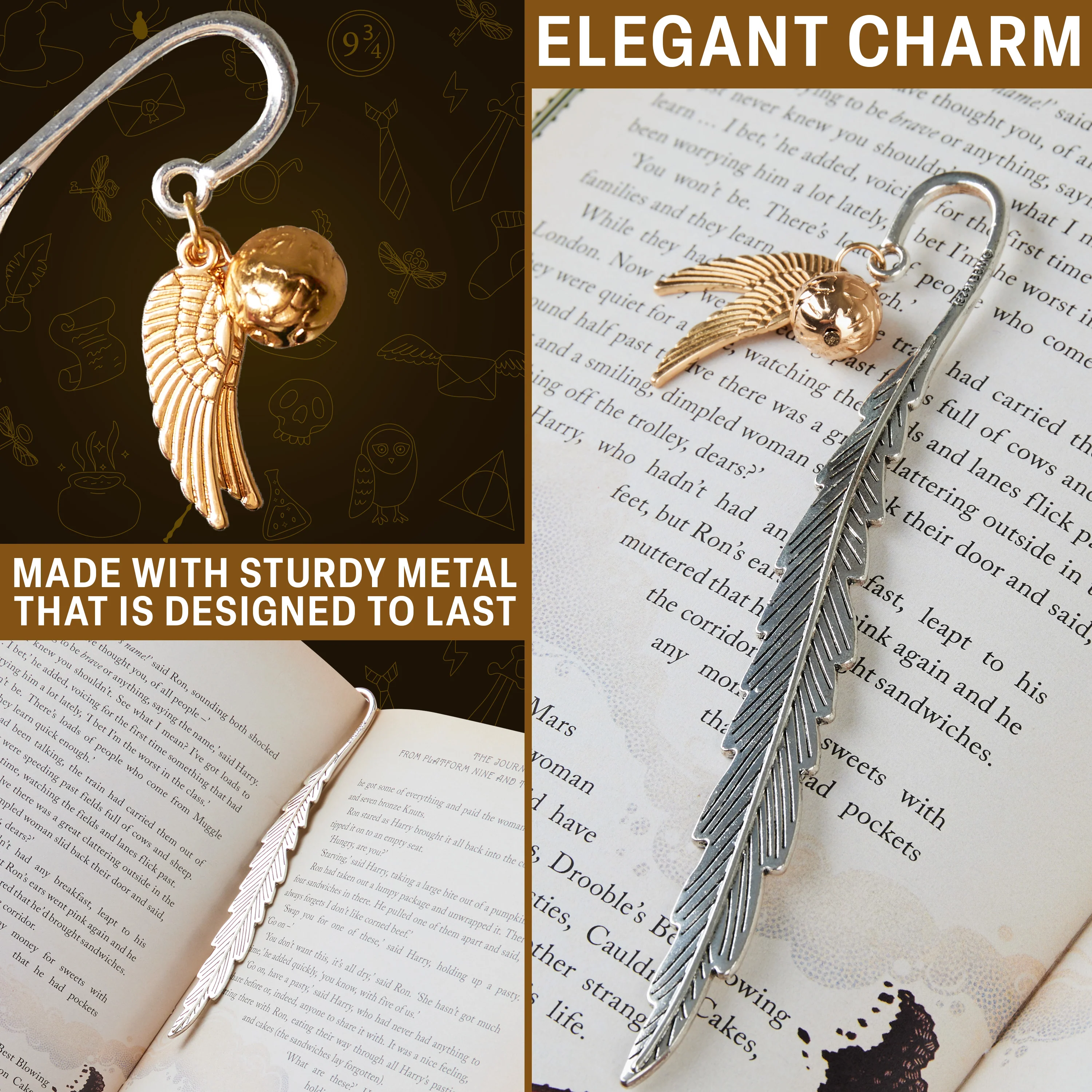 Harry Potter Metal Bookmark Gift Box with Hanging Charm - Image 4