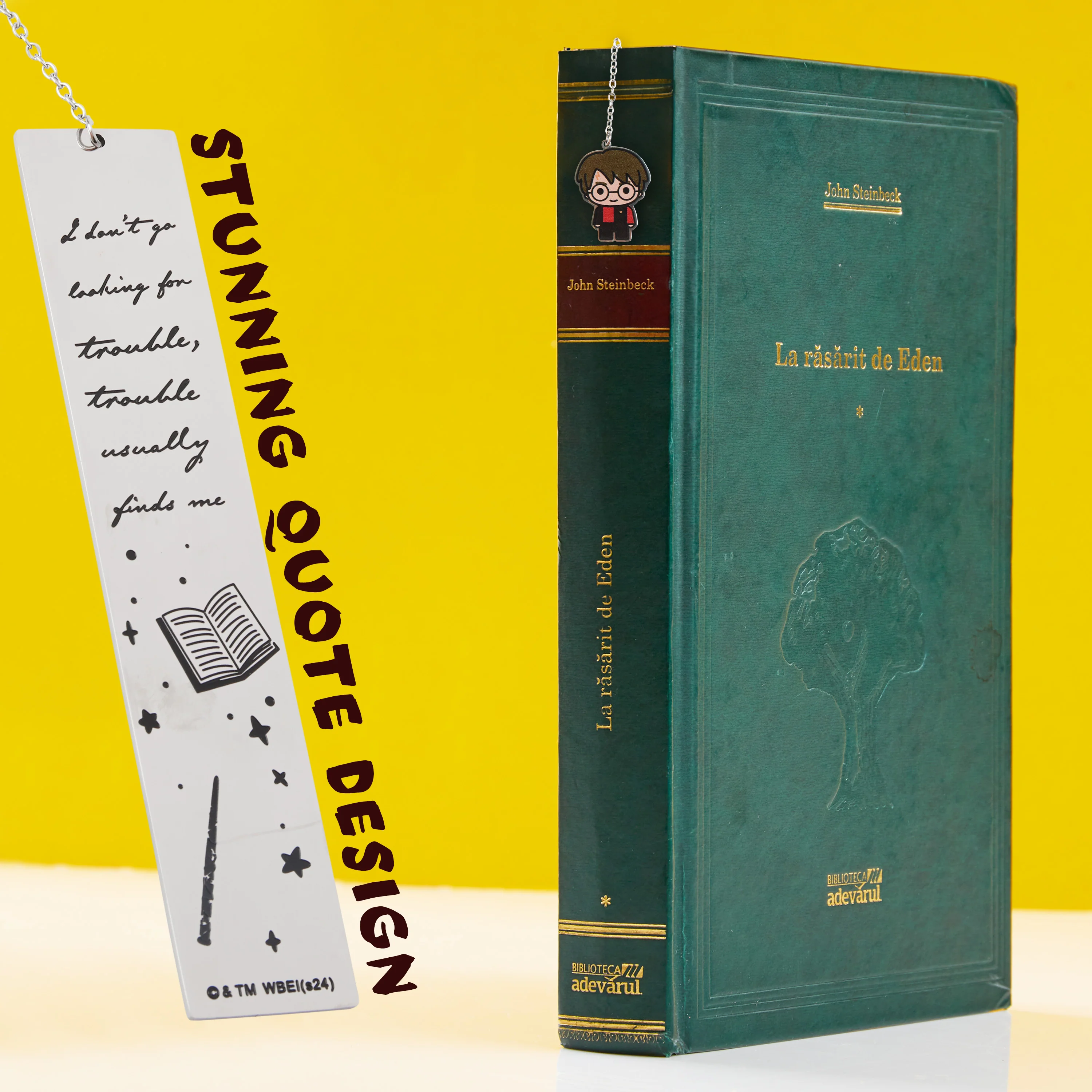 Harry Potter Metal Bookmark Gift Box with Hanging CharmSchool Uni Reading Teacher Gifts (Harry Potter) - Image 5