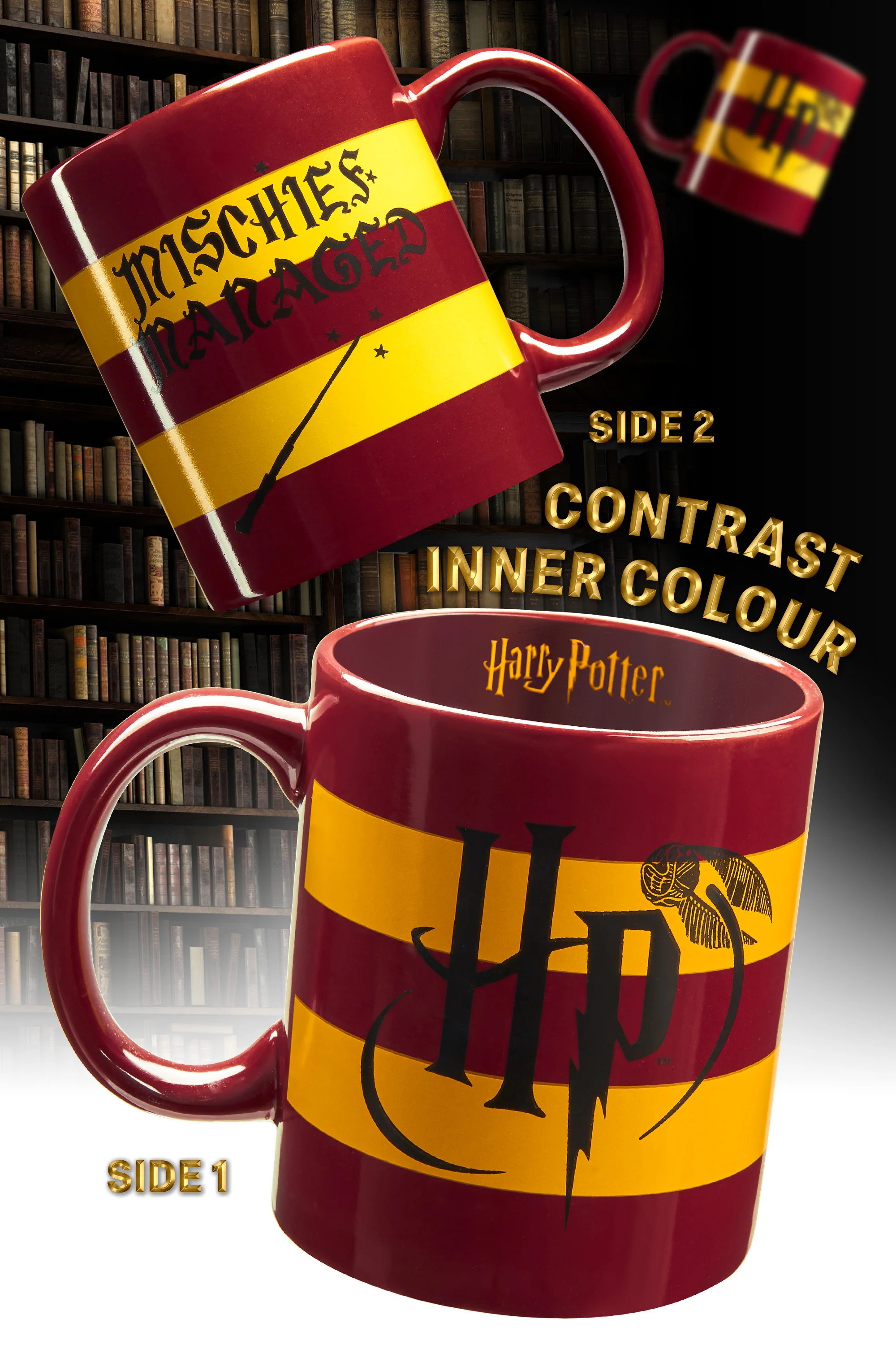 Harry Potter Mug & Socks Gift Set for Women & Teens Hogwarts Calf Socks - Image 5