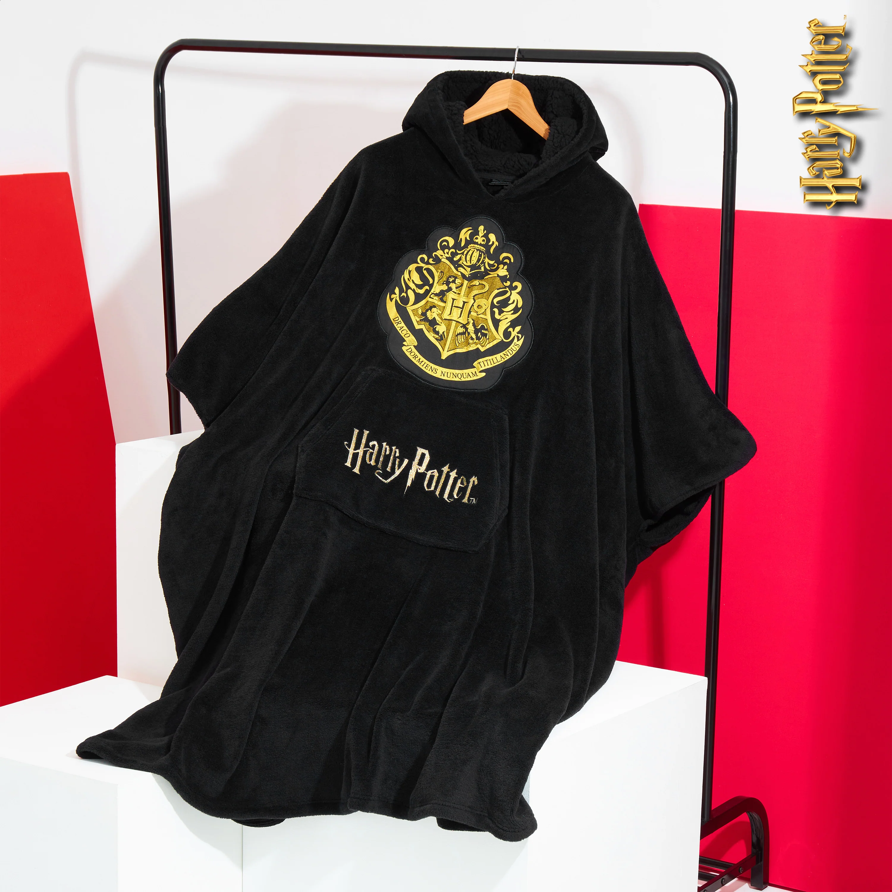 Harry Potter Oversized Blanket Hoodie for Women Men and Teens, Fleece Wearable Blanket - Image 2