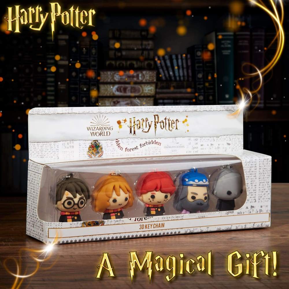 Harry Potter Pack of 5 3D Mini Figures Key Chain for Boys Girls - Image 5