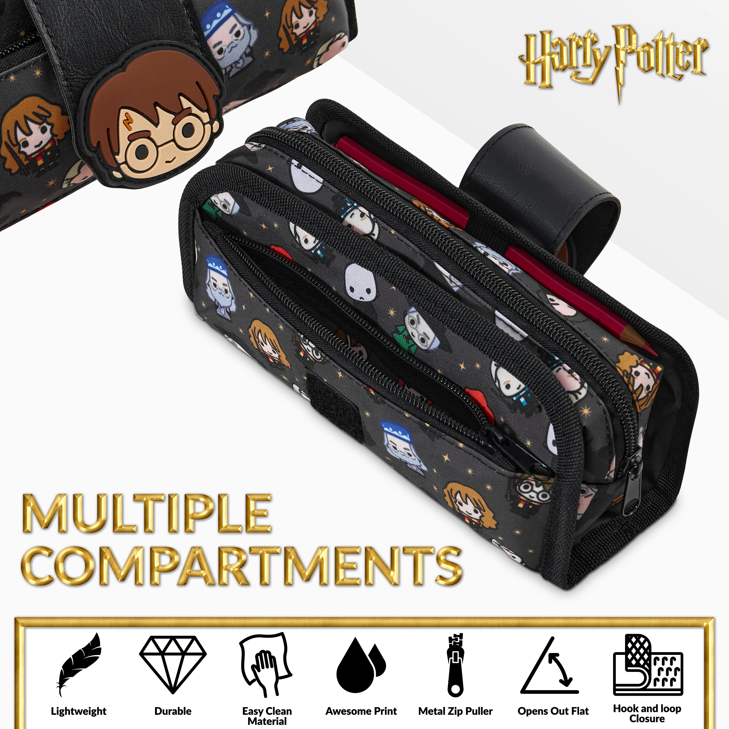 Harry Potter Pencil Case, Kids Pencil Case with Stationery Included - Image 4