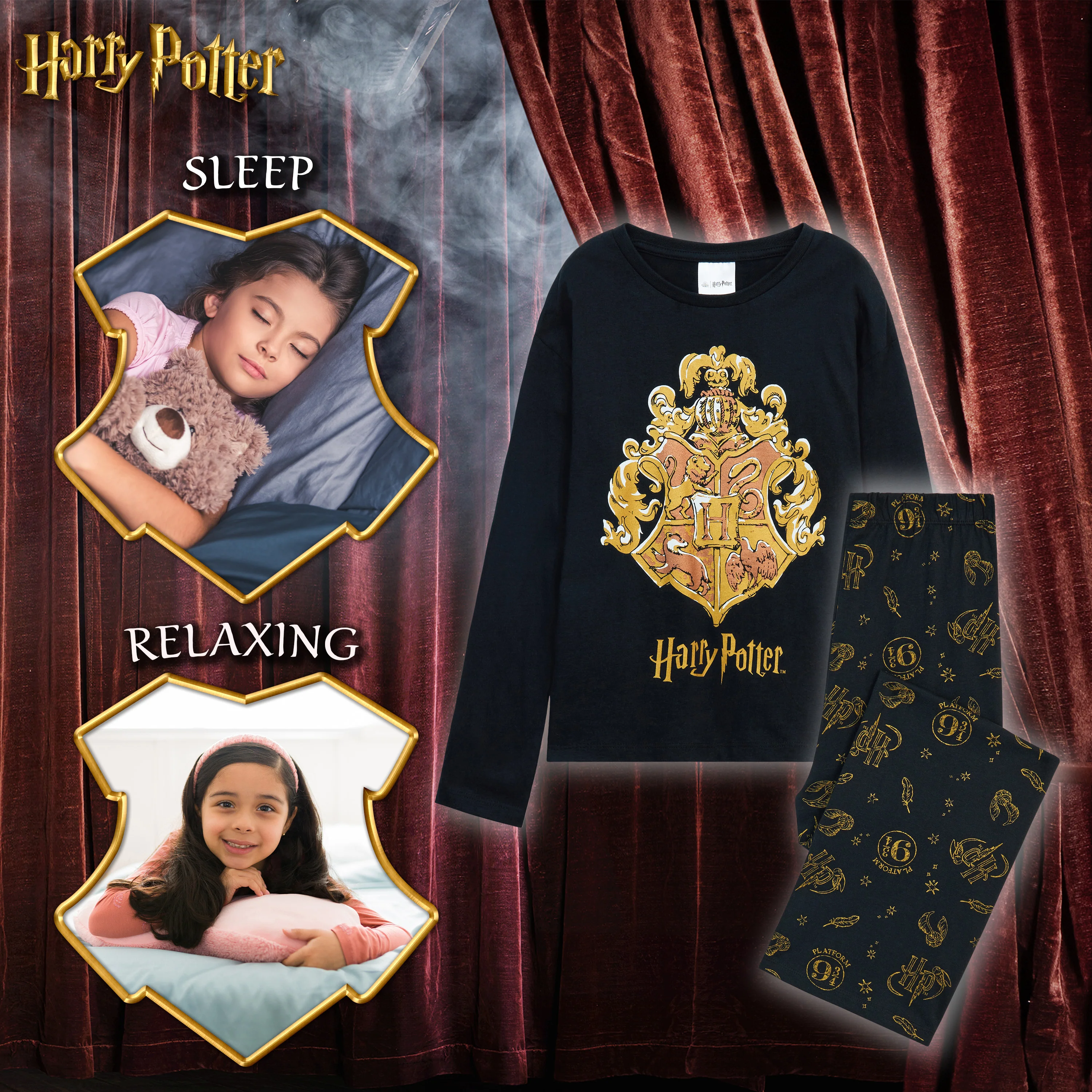 Harry Potter Pyjamas for Girls - Harry Potter Loungewear Set for Girls - Image 5