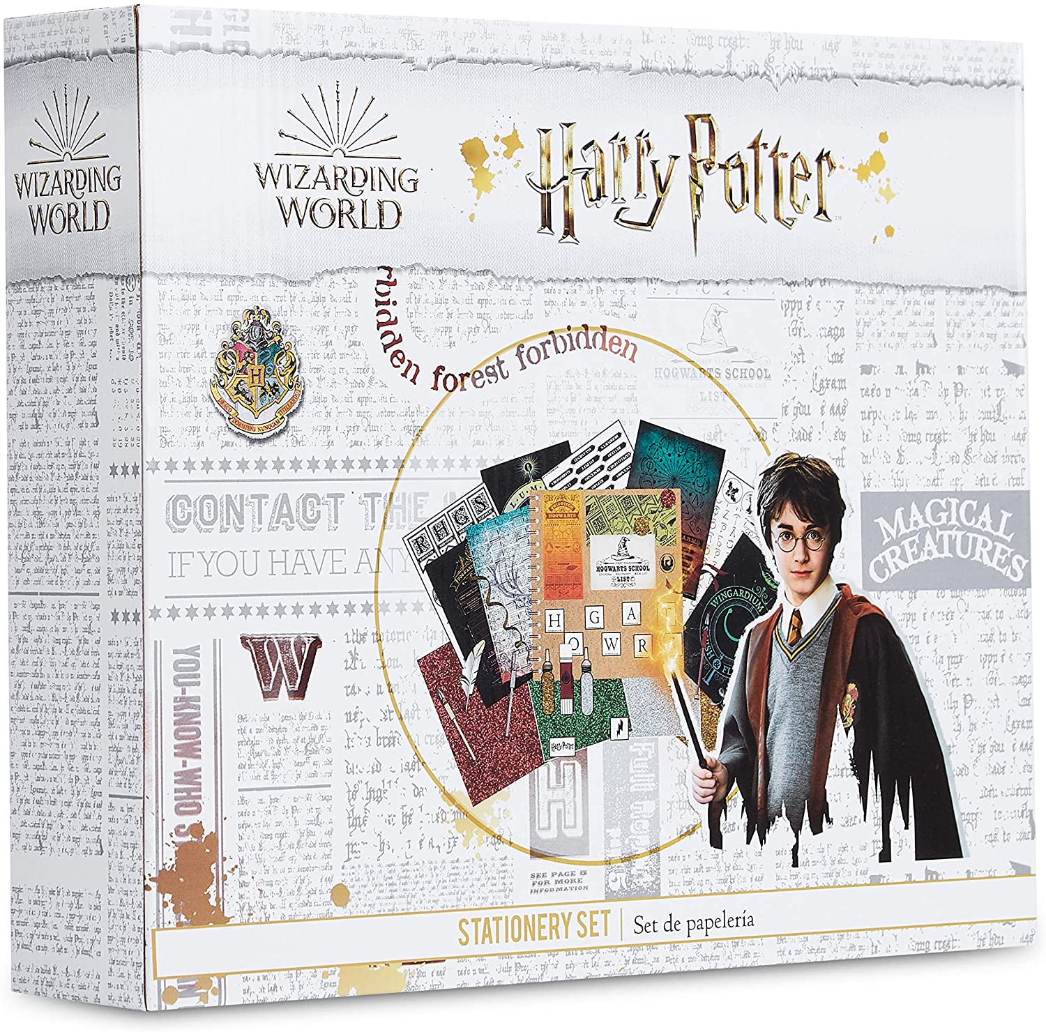 Harry Potter Scrap Book Set For Children, Arts and Crafts For Kids, Over 65 Scrapbook Accessories Photo Album Stickers Gel Pens Stamps Glitter Glue, Creative Gifts For Girls Boys - Image 8