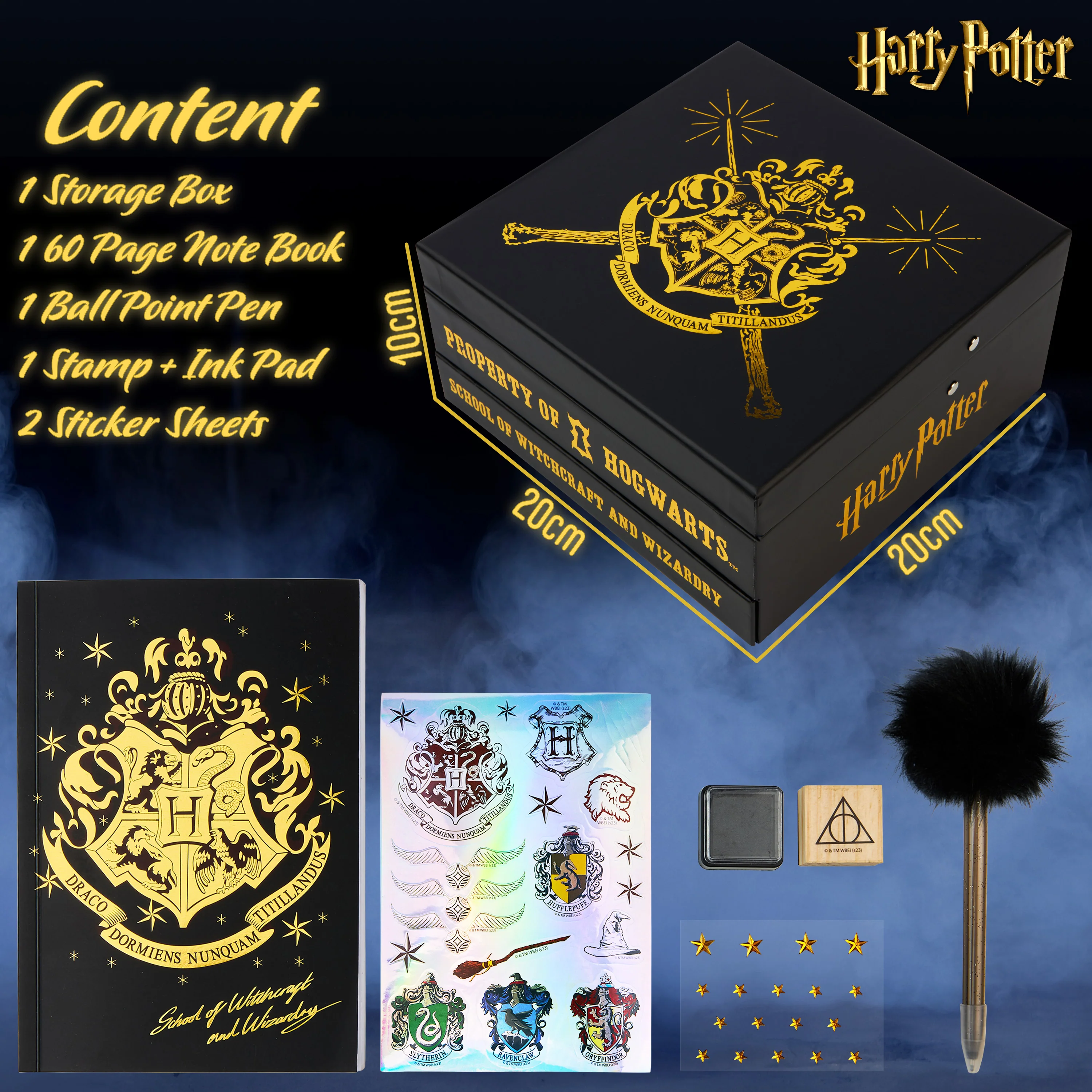 Harry Potter Stationery Set for Kids, Craft Set Writing Drawing - Gifts for Kids - Image 6