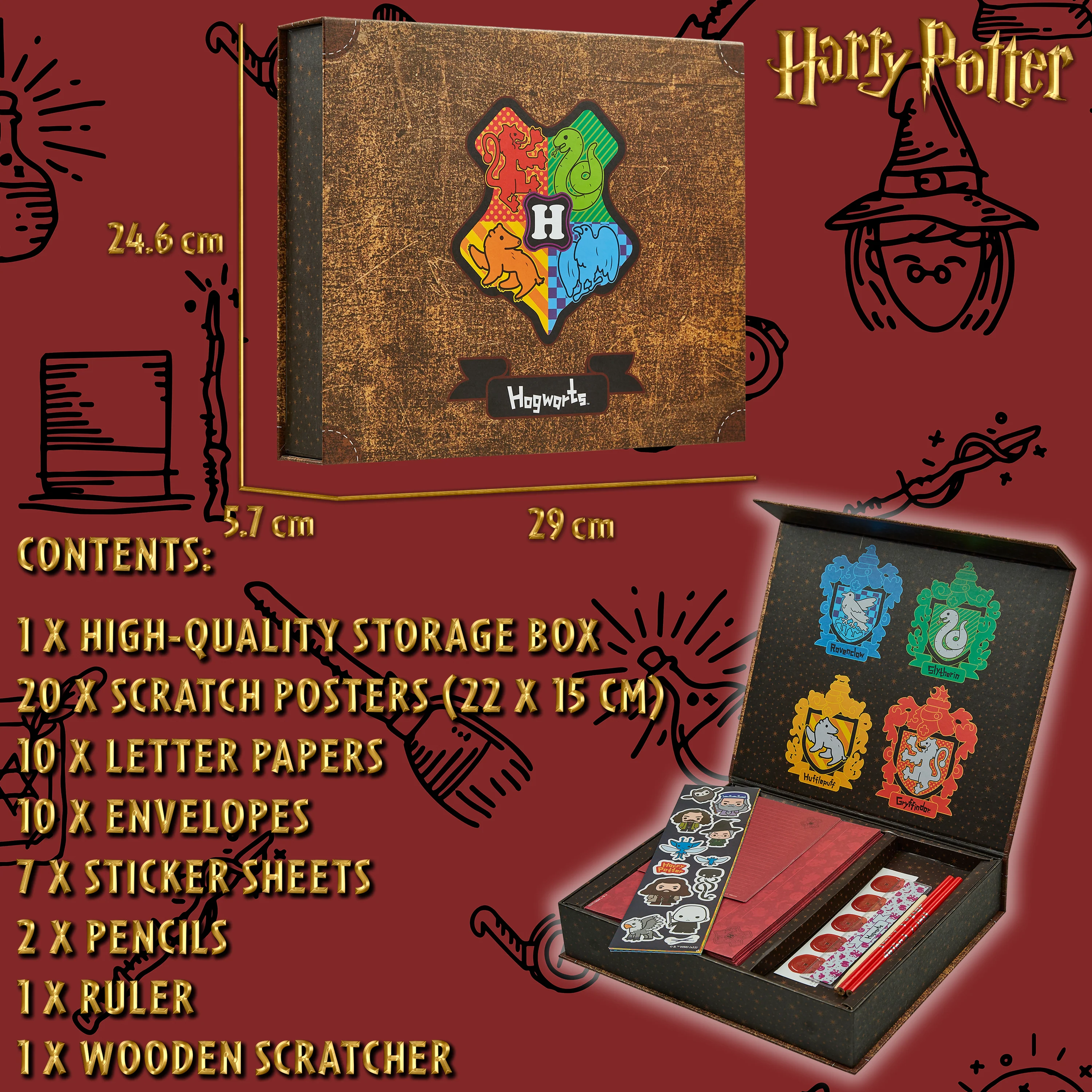 Harry Potter Scratch Art for Kids, Arts and Crafts for Kids - Image 7