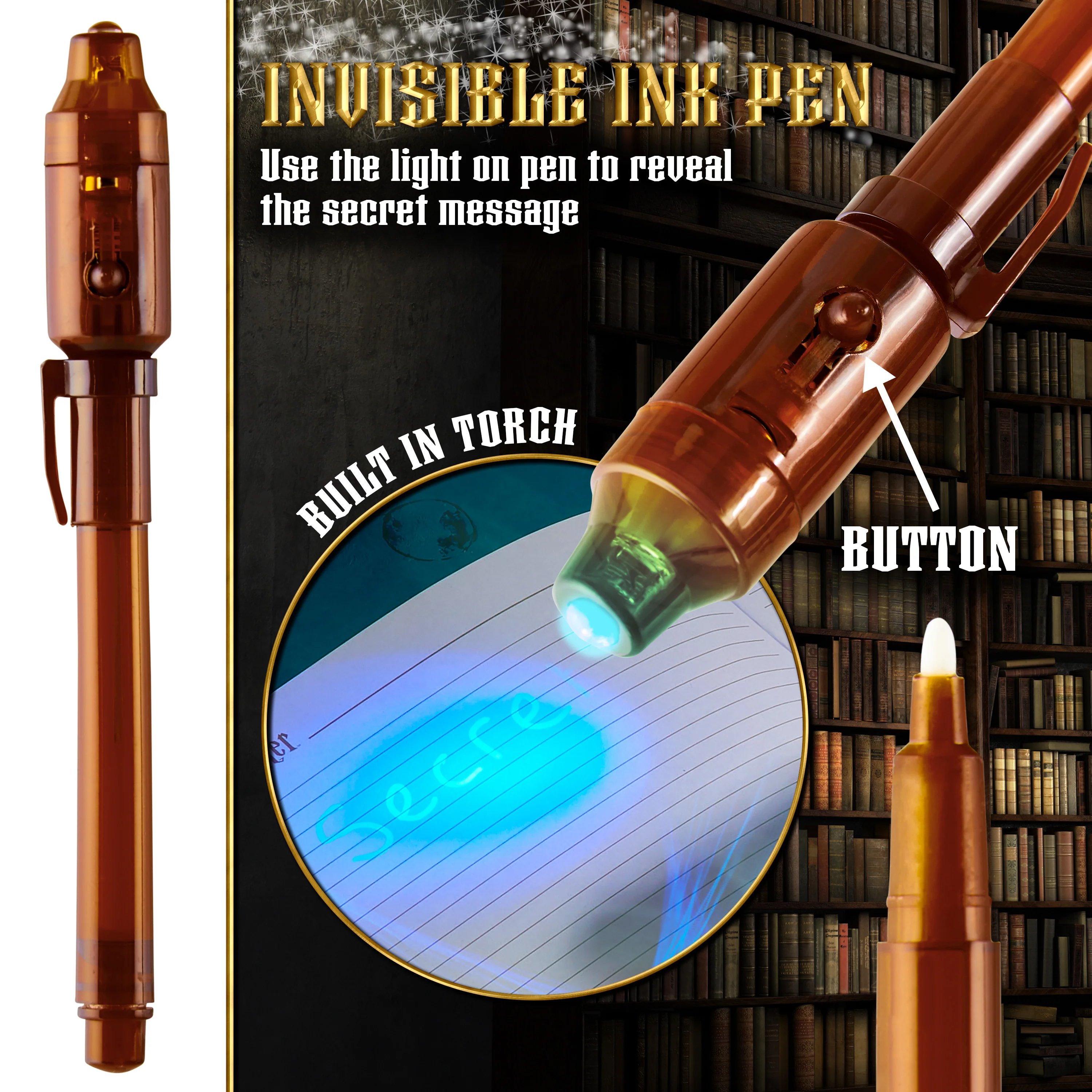 Harry Potter Secret Diary Set with Lockable Journal & Invisible Magic Pen - Image 4