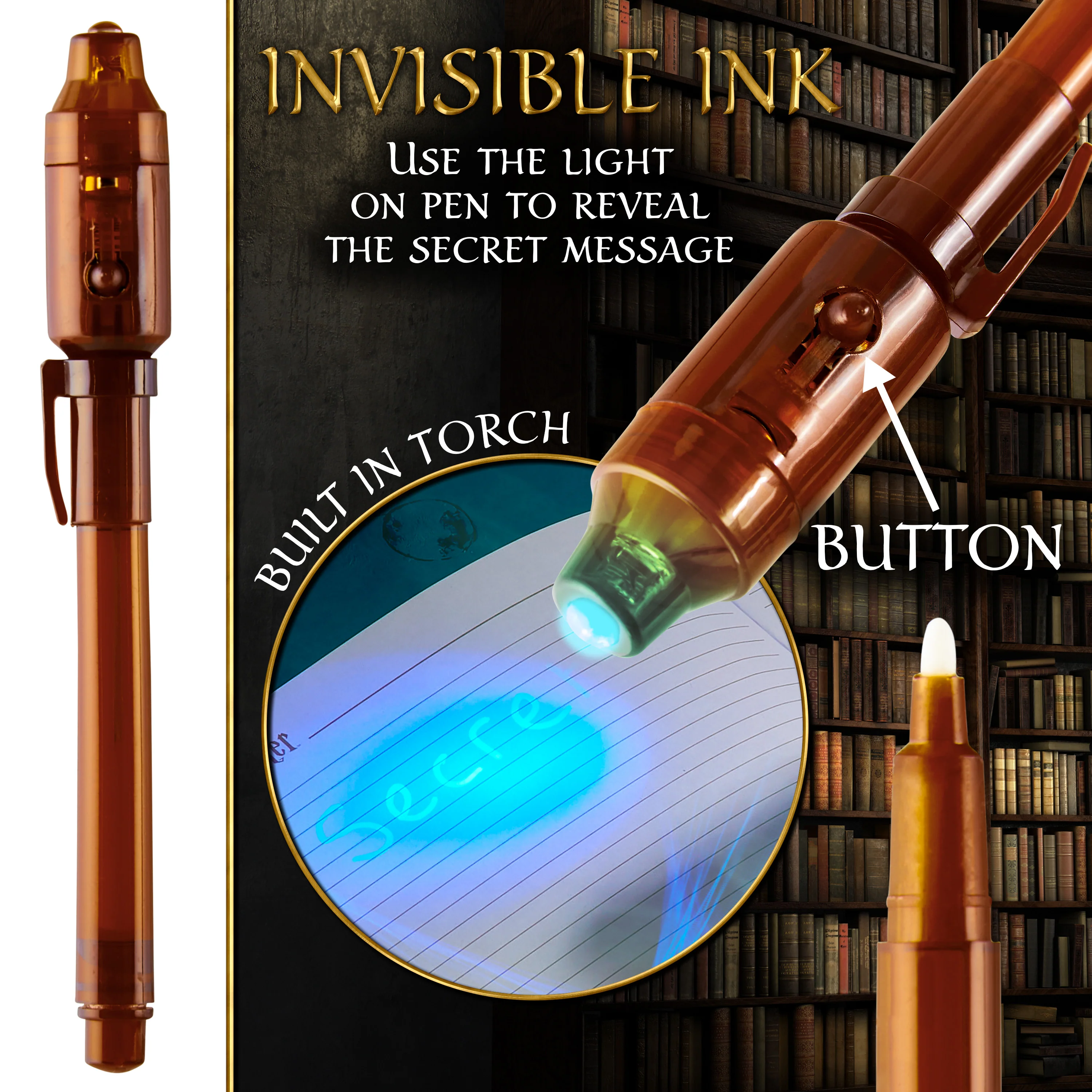 Harry Potter Secret Diary Stationery With Lockable Journal Notebook And Invisible Ink Magic Pen | Fun Stationery Set Gifts For Girls Or Boys - Image 4