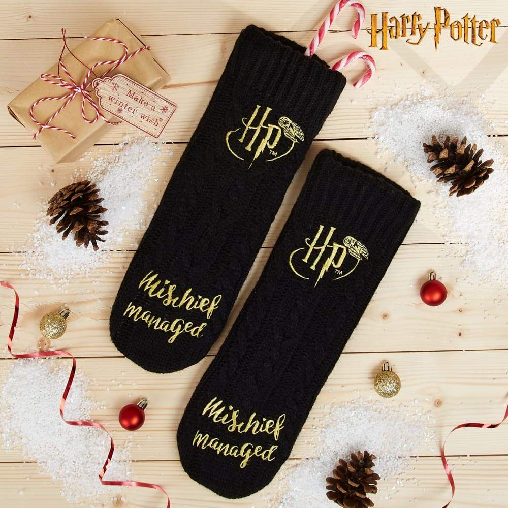 Harry Potter Slipper Socks, Women Knitted Fluffy Socks, Xmas Stocking Fillers - Image 2