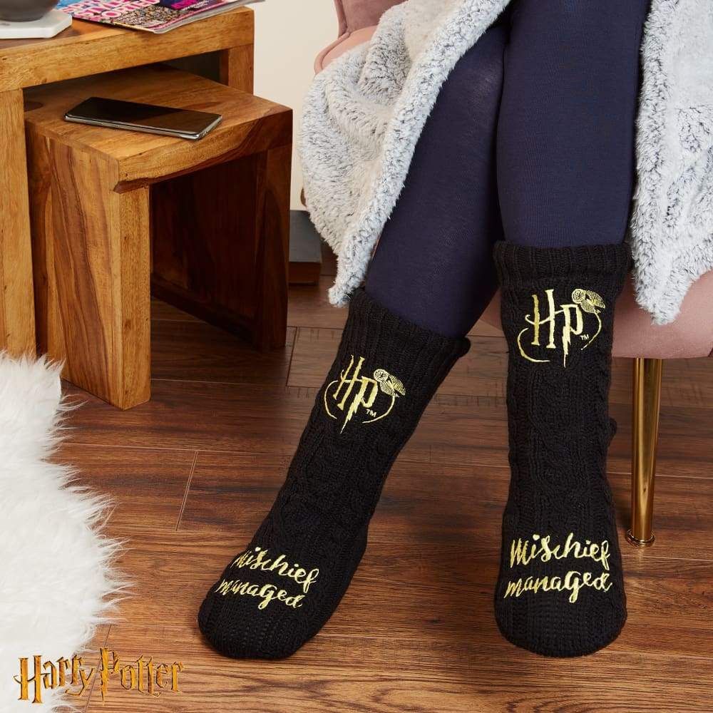 Harry Potter Slipper Socks, Women Knitted Fluffy Socks, Xmas Stocking Fillers - Image 7