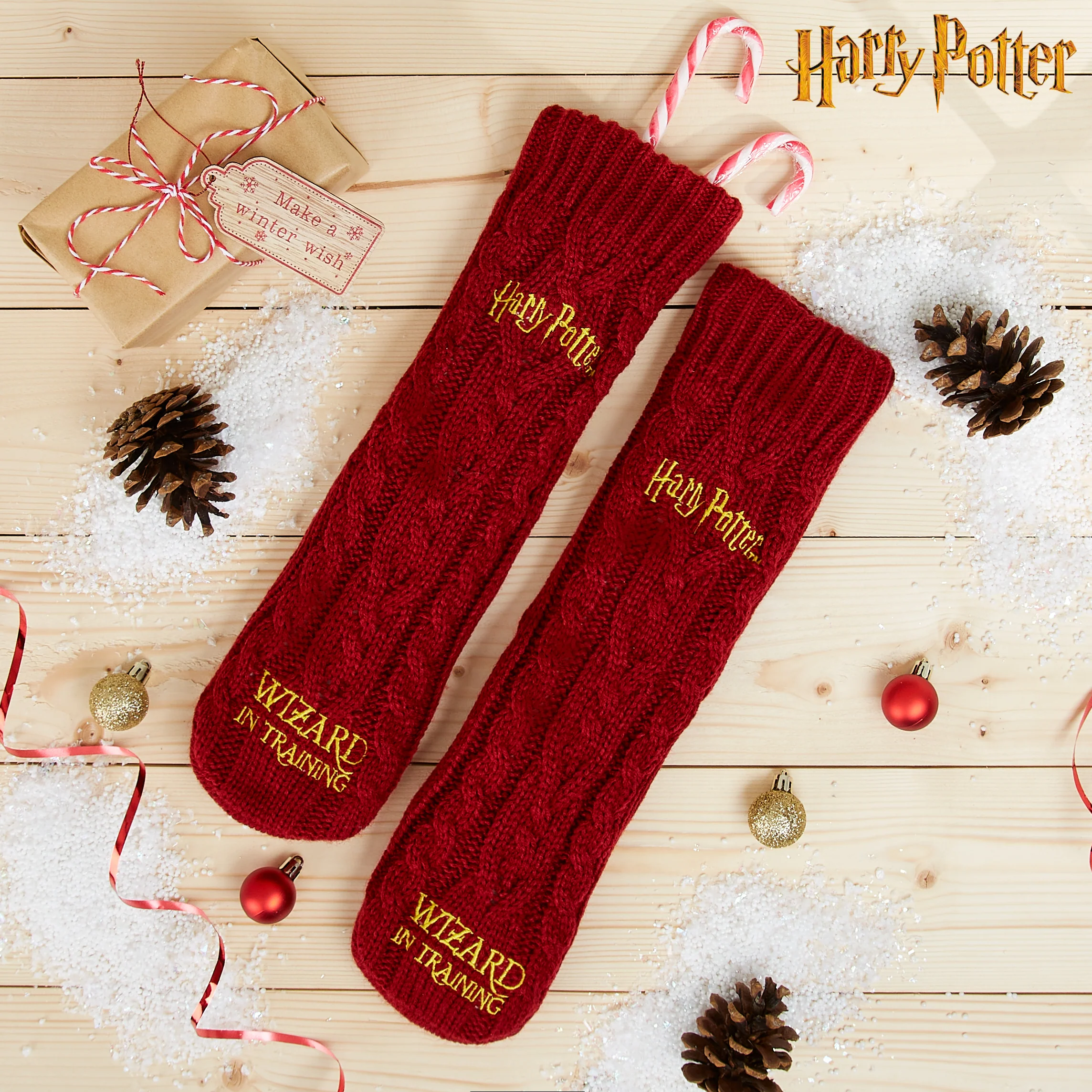 Harry Potter Slipper Socks for Women Teenagers, Cosy Warm Fleece Lined Bed Socks Non Slip - Gifts for Her - Image 5