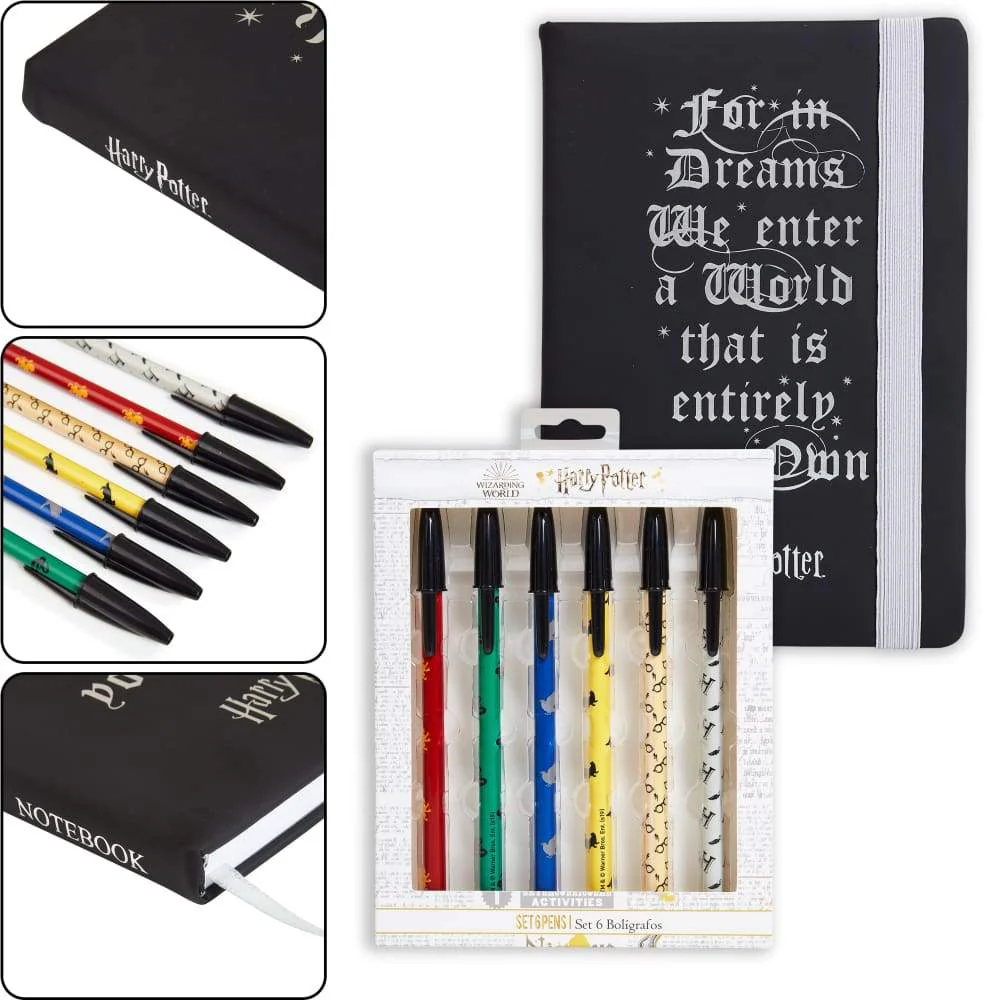 Harry Potter Stationery Set with Notebook A5 for Kids and Teenagers - Image 3