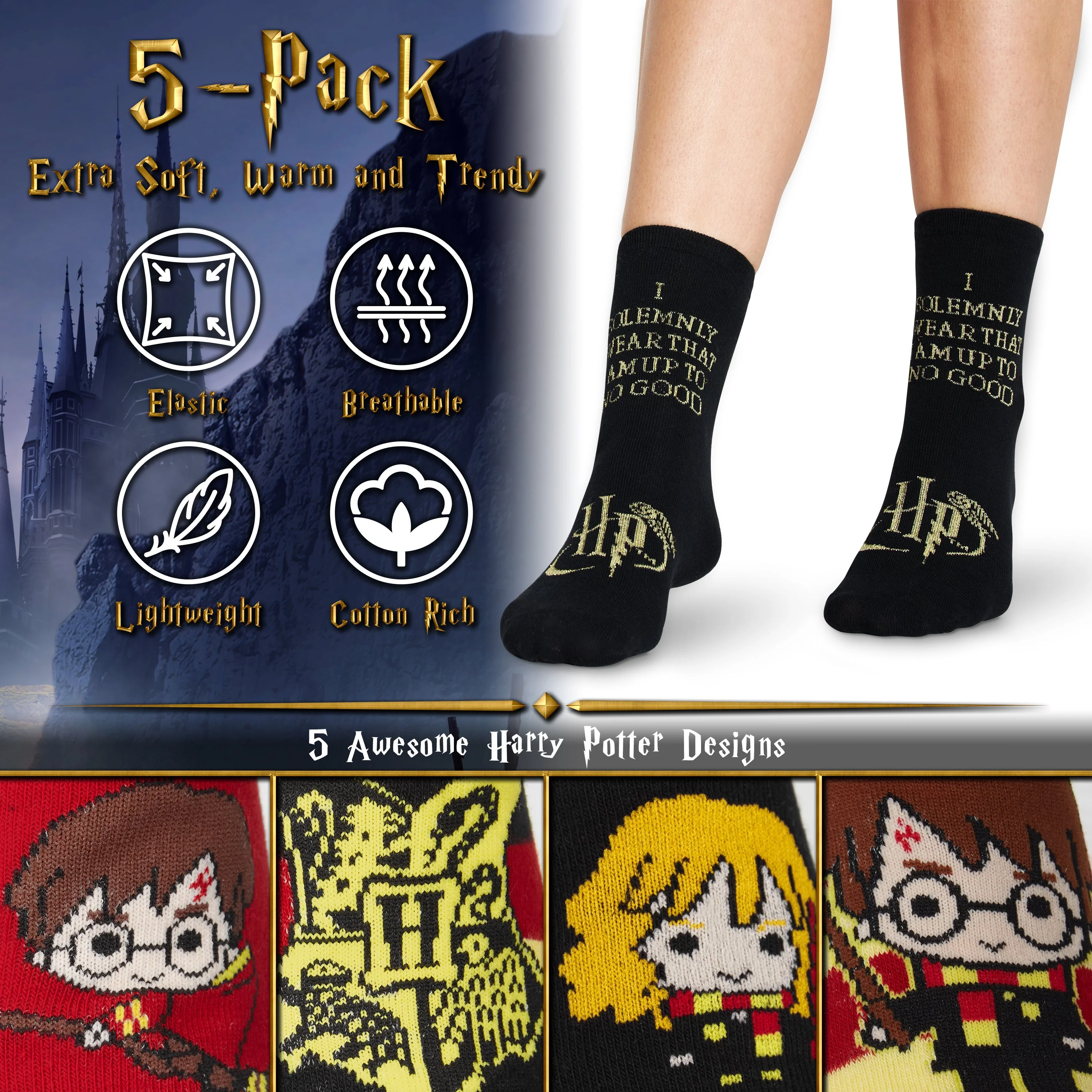 Harry Potter Women's Socks - Image 3