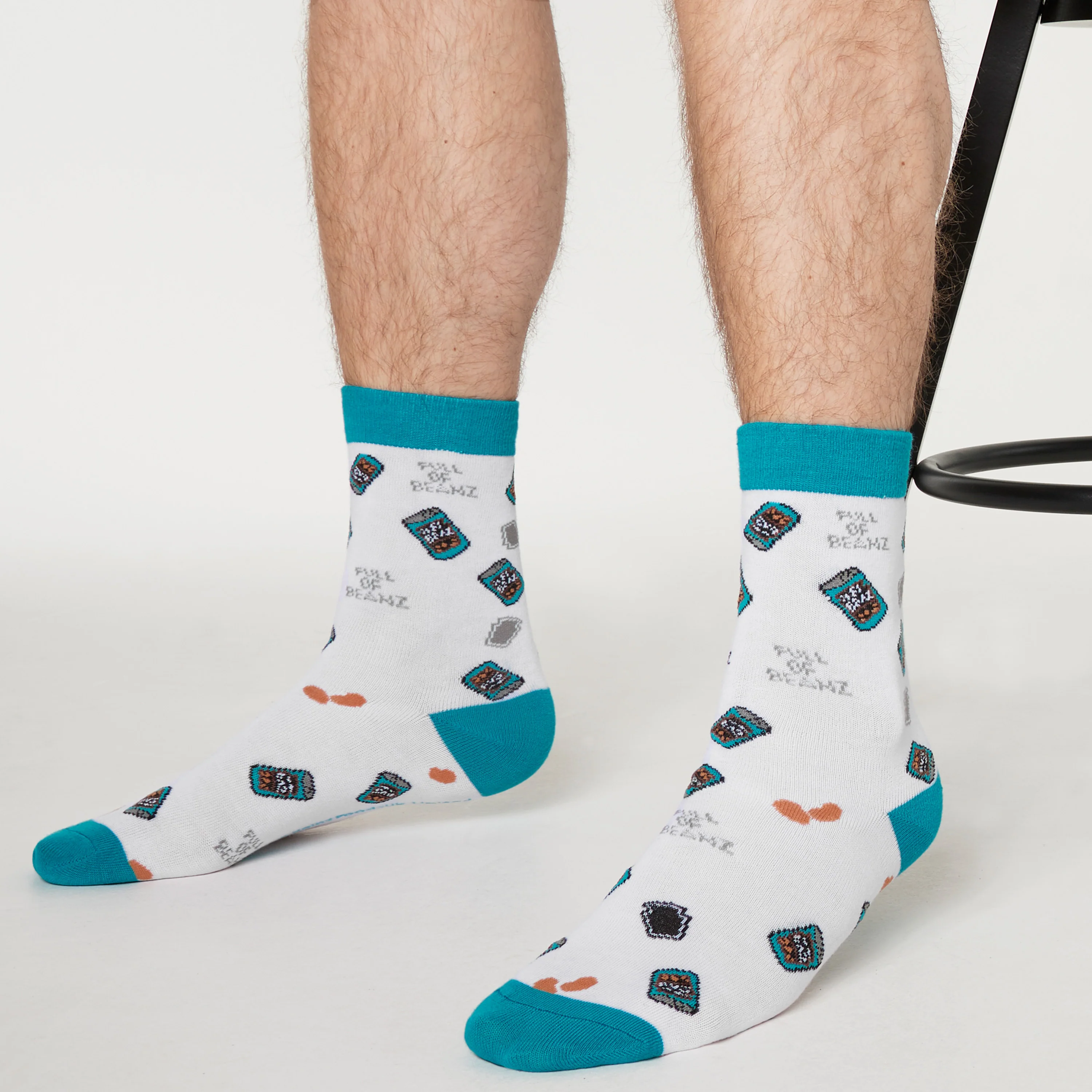 HEINZ Mens Socks Pack of 3 Baked Beans Crew Socks for Men - Image 4