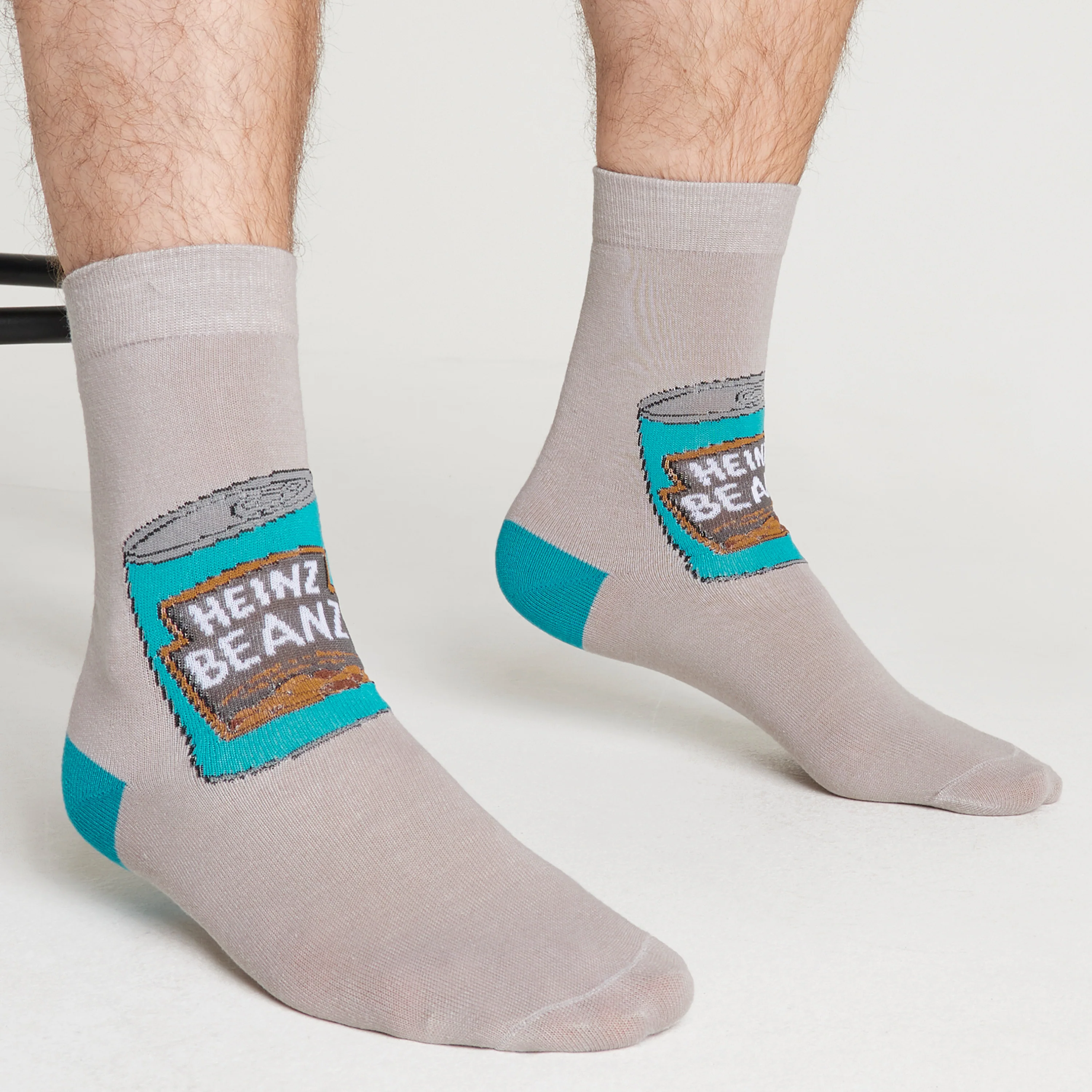 HEINZ Mens Socks Pack of 3 Baked Beans Crew Socks for Men - Image 6