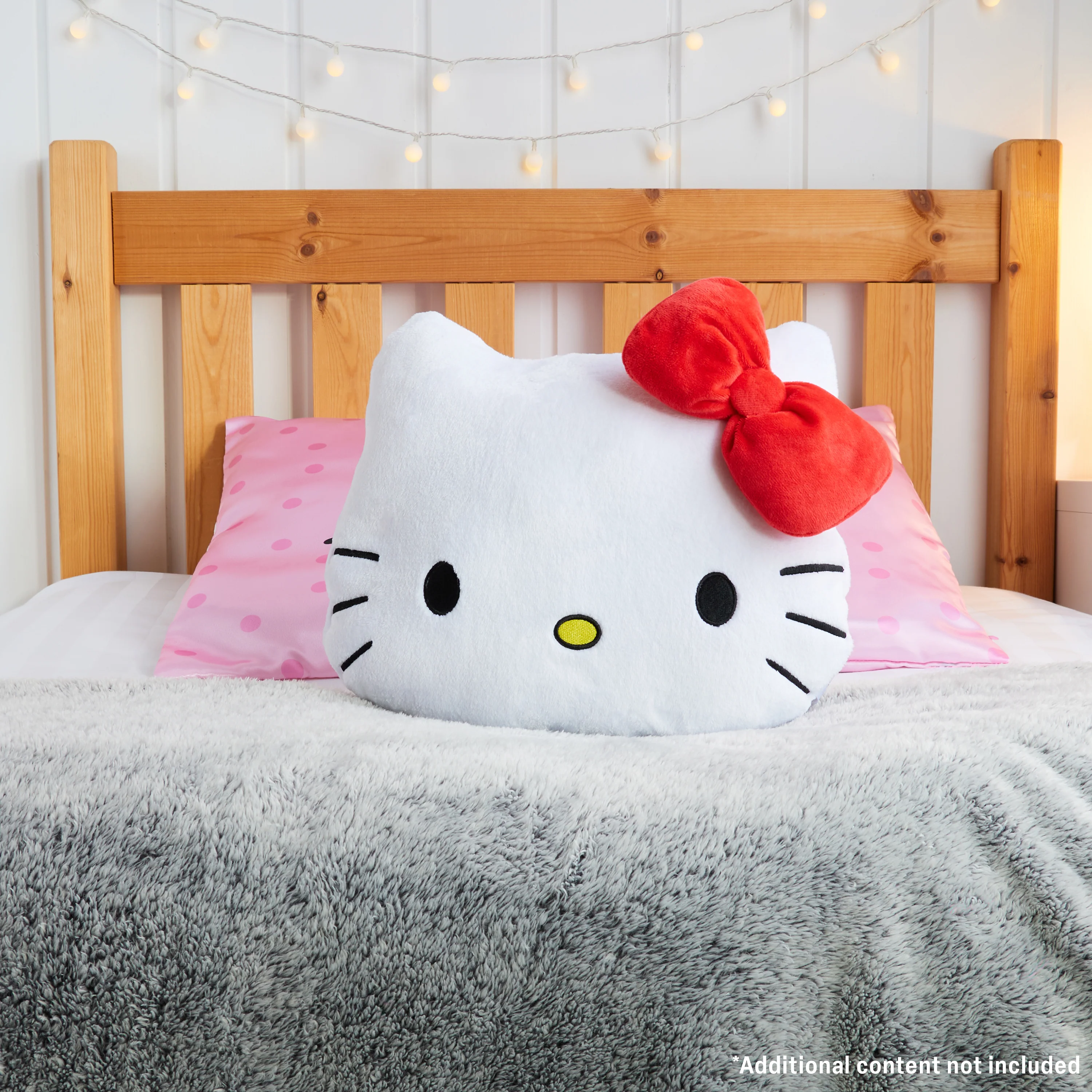 Hello Kitty 3D Plush Pillow Cushion for Bed, Sofa, Cuddle Cushion Women Teens Kids Kawaii Bedroom Accessories 37 x 32cm Gifts for Her - Image 5