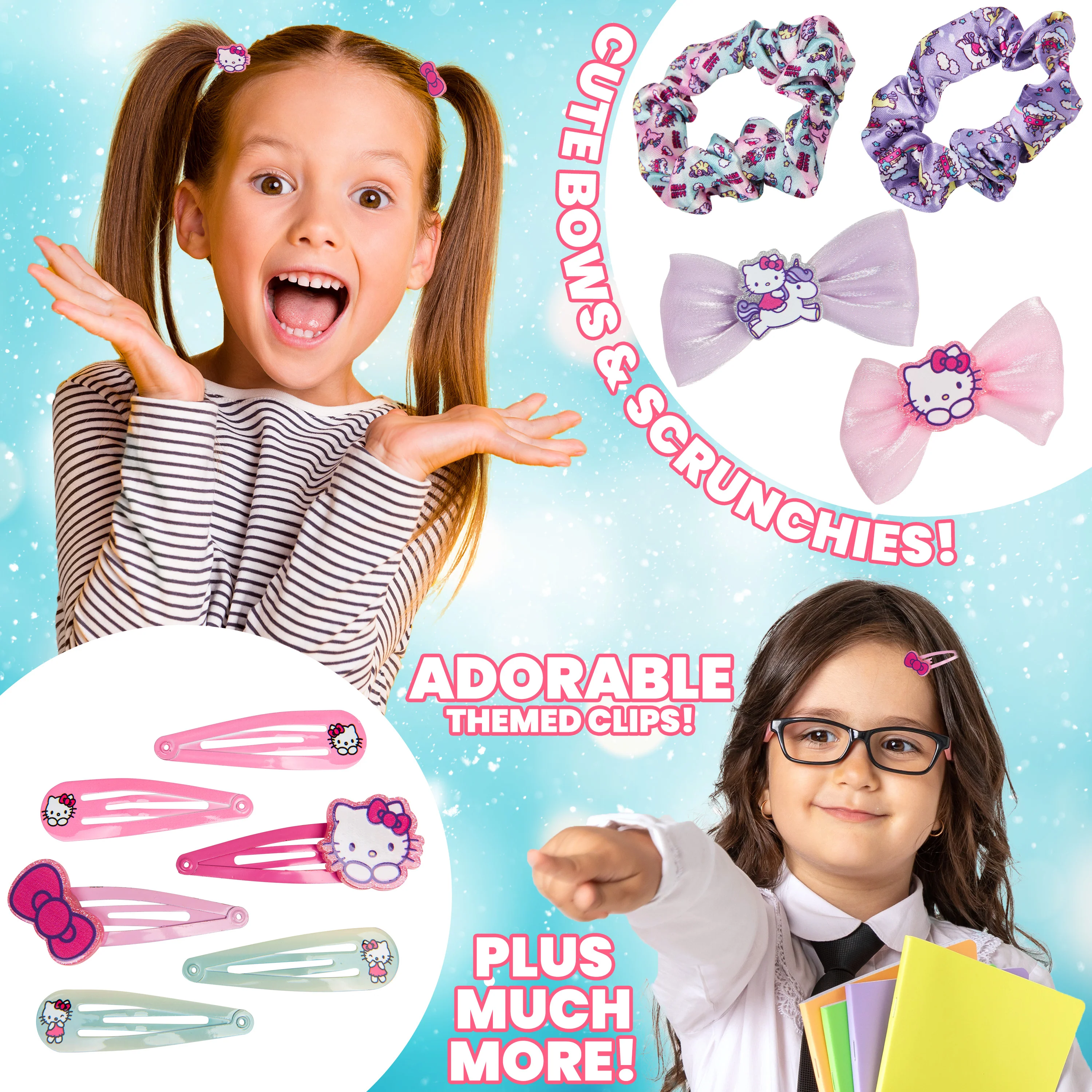 Hello Kitty Advent Calendar 2025, Girls Hair Accessories Countdown Calendar - Image 5