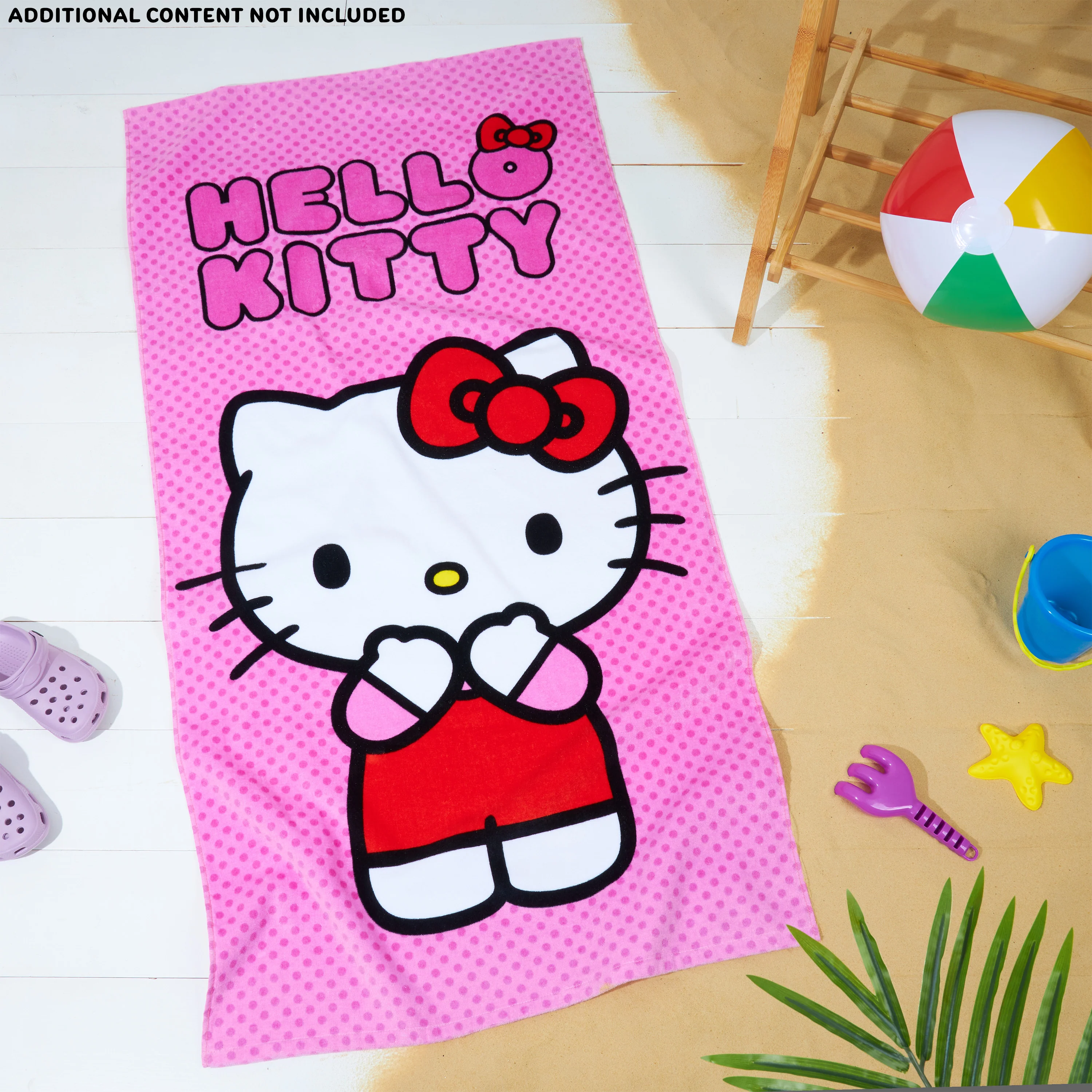 Hello Kitty Asciugamano Bambina Ragazza Donna Teli Mare Assorbente Asciugatura Rapida Kawaii Asciugamani da Bagno 140x70cm Anime Accessori Viaggio (Rosa, 70x140cm) - Image 5