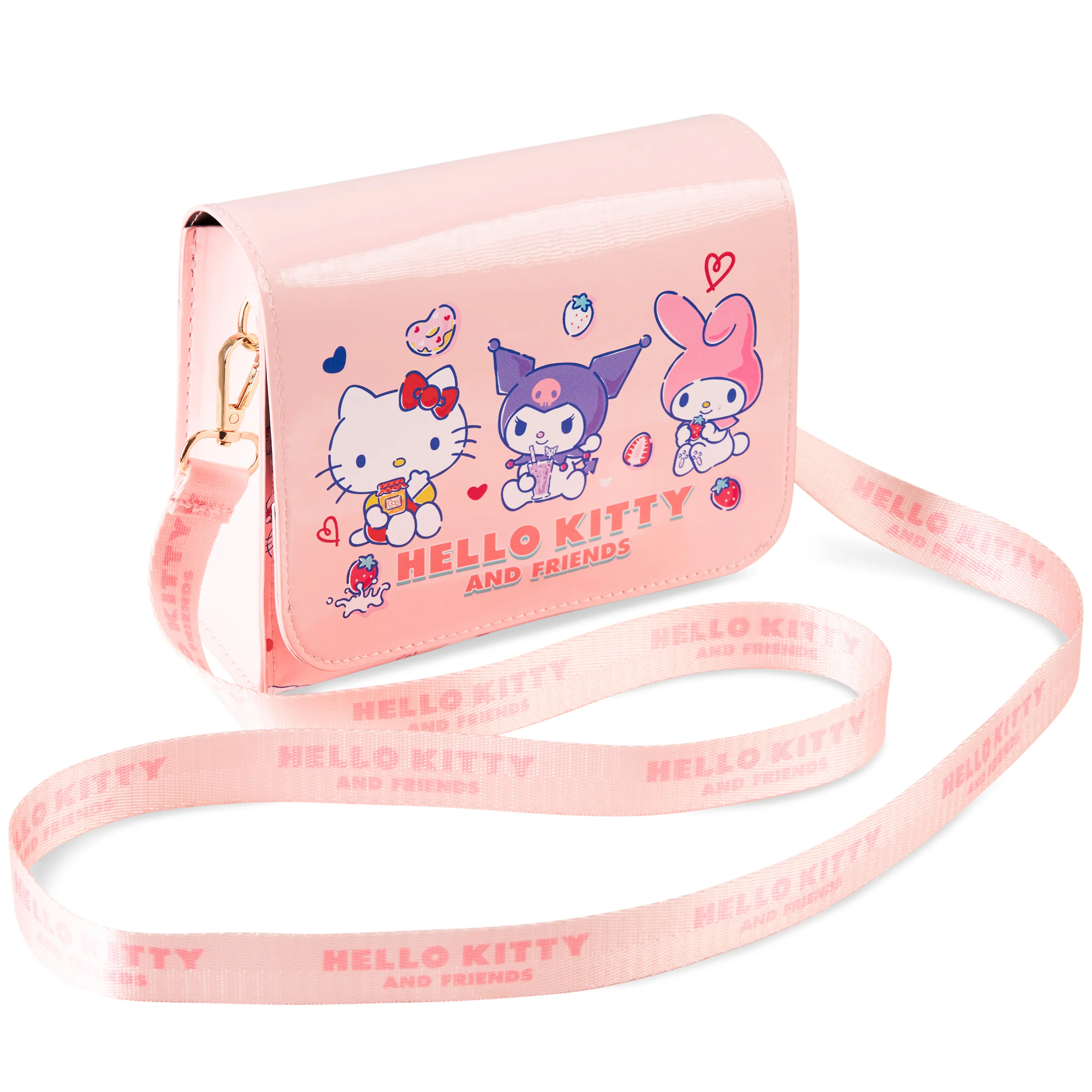 Hello Kitty Girls & Teenagers Handbag, Crossbody Shoulder Bag with Adjustable Strap Fashion Travel - Girls Gifts