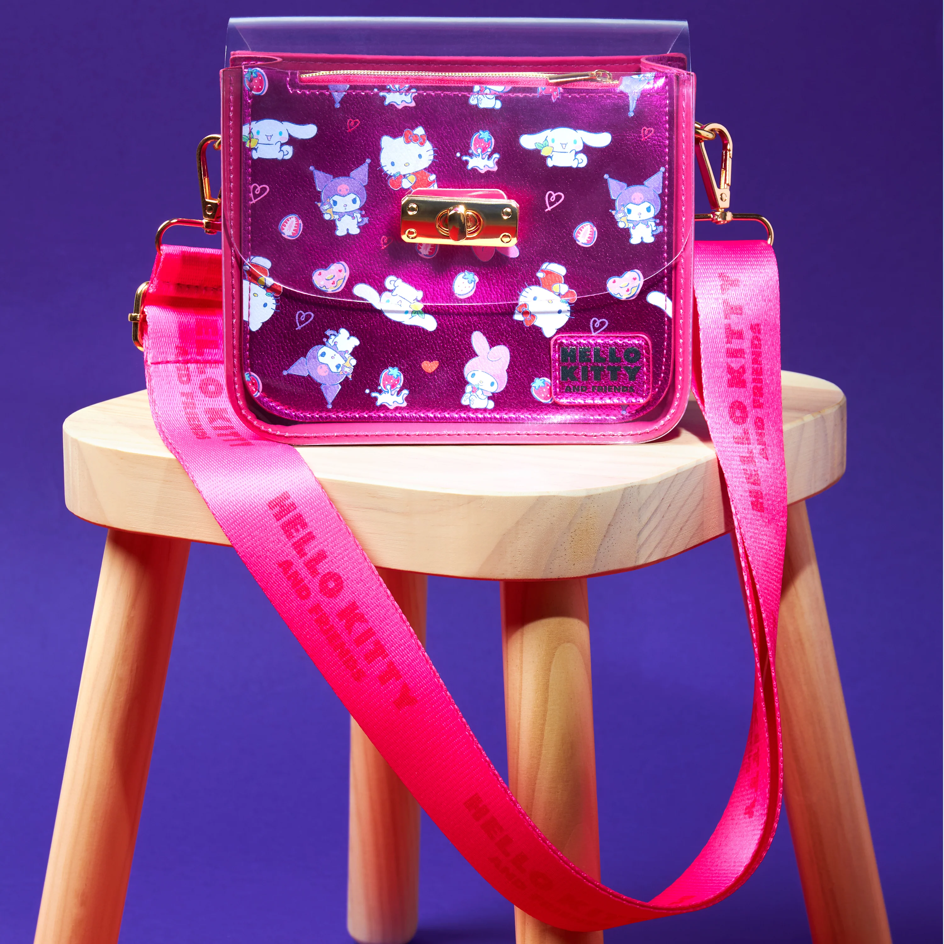 Hello Kitty Handbag Girls Teens Crossbody Shoulder Bag Kawaii Zipped Coin Purse Kuromi Travel Holiday Shopping Anime Gifts - Image 5