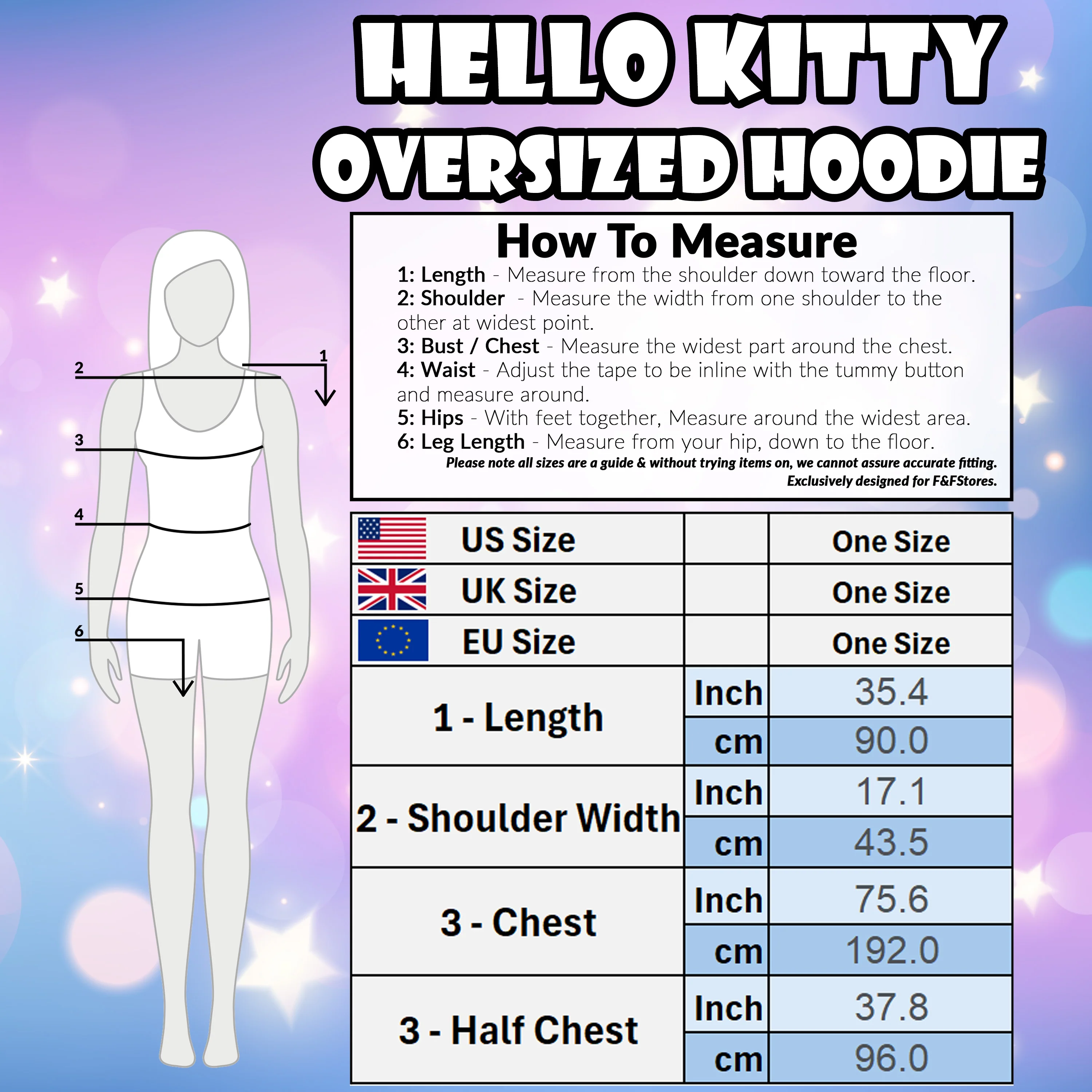 Hello Kitty Womens Fleece Hoodie Blanket with Attached Plush, Cosy Loungewear - Gifts for Her Pink - Image 6