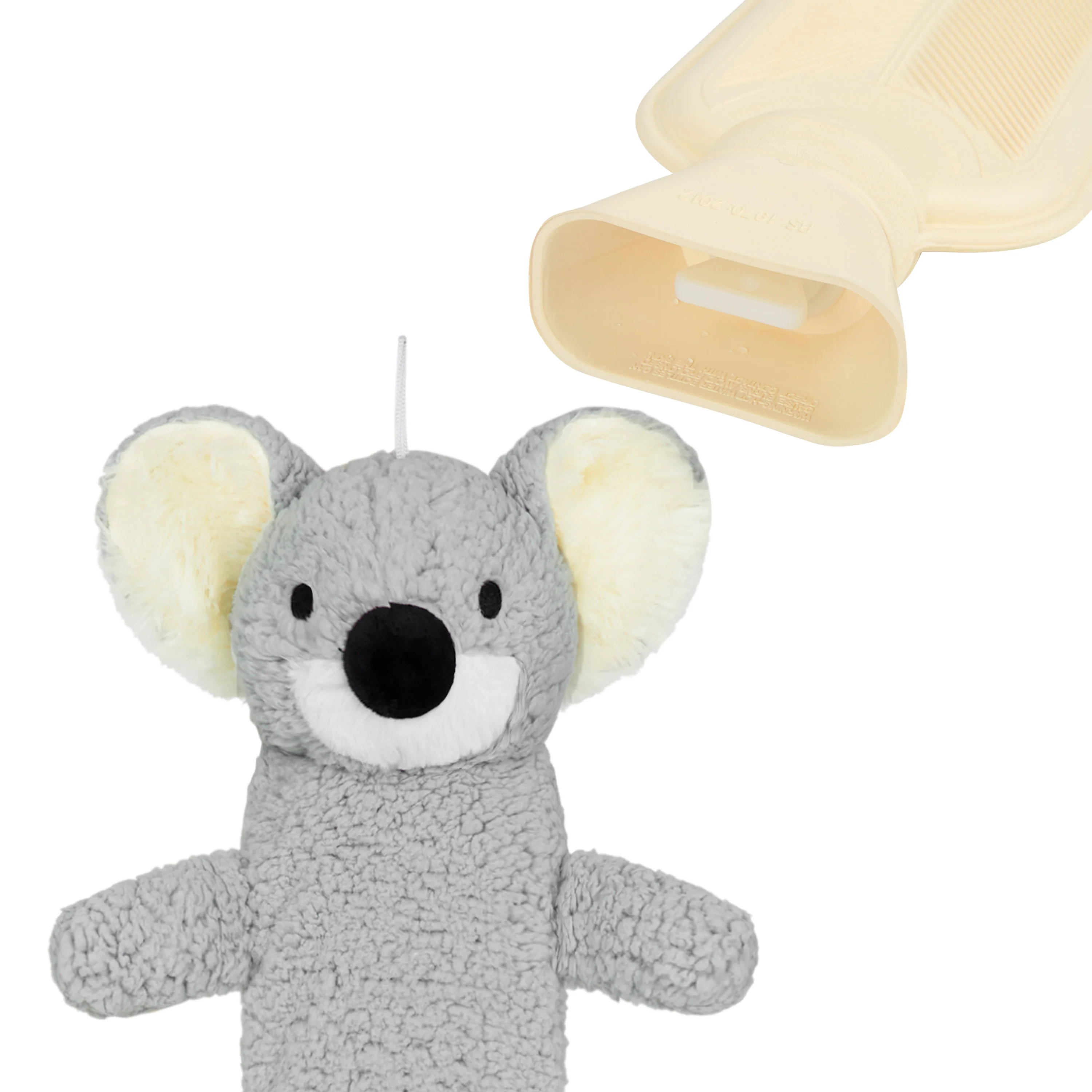 Hot Water Bottle with Animal Fleece Cover - Koala Long - Image 2