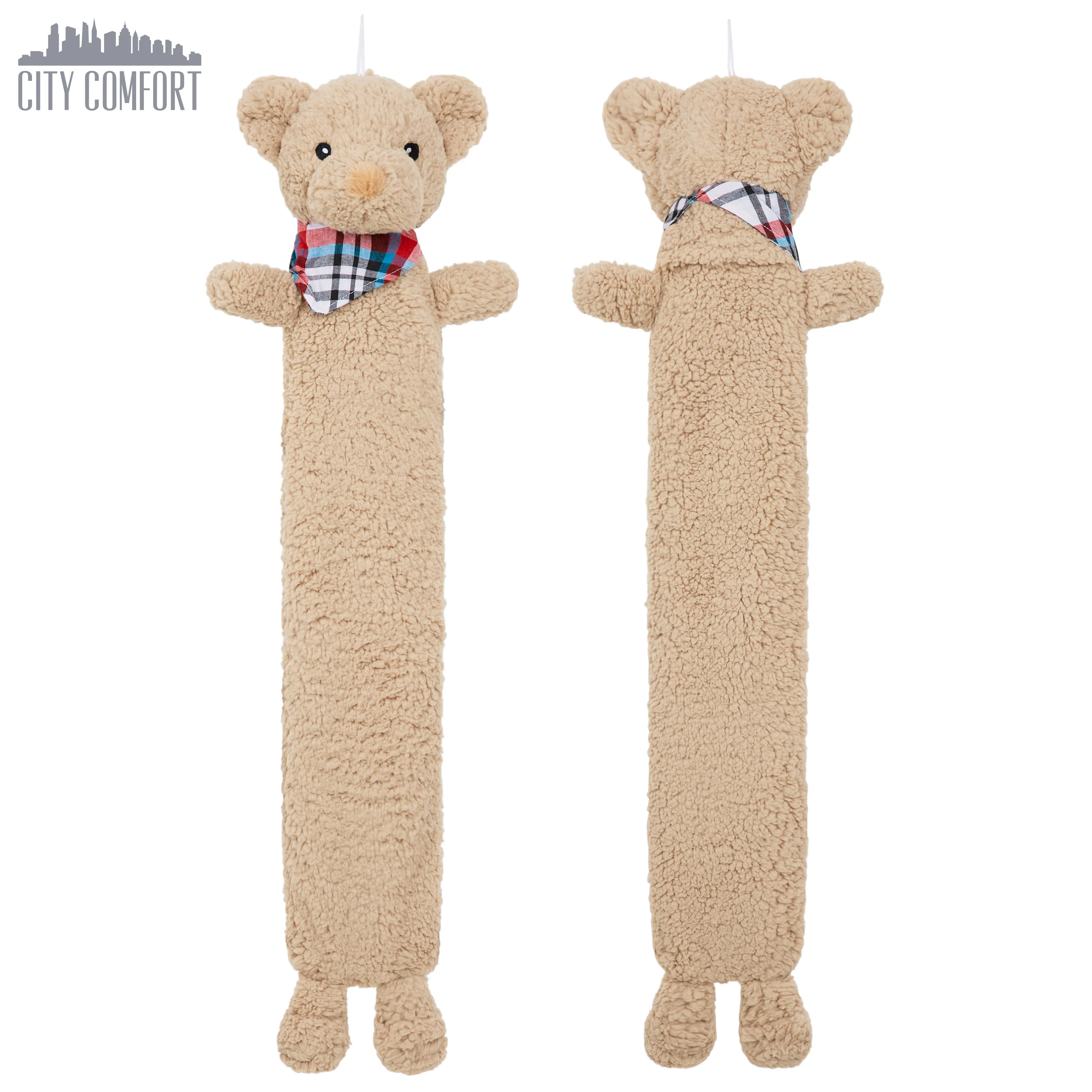 Hot Water Bottle with Animal Fleece Cover - Teddy Long - Image 3