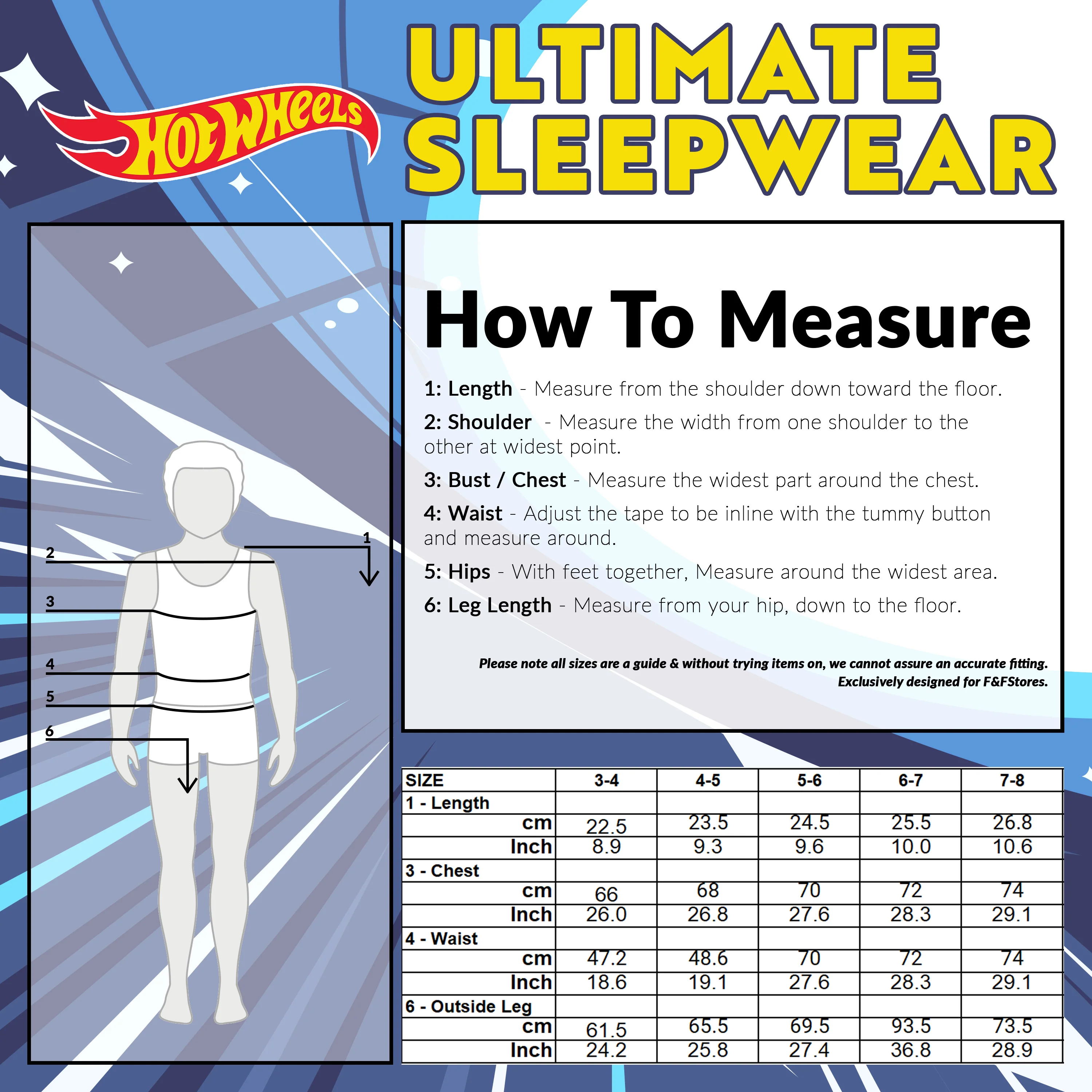 Hot Wheels Boys Long Pyjamas Set, Comfortable 2 Piece Nightwear Set - Boys Gifts - Image 6