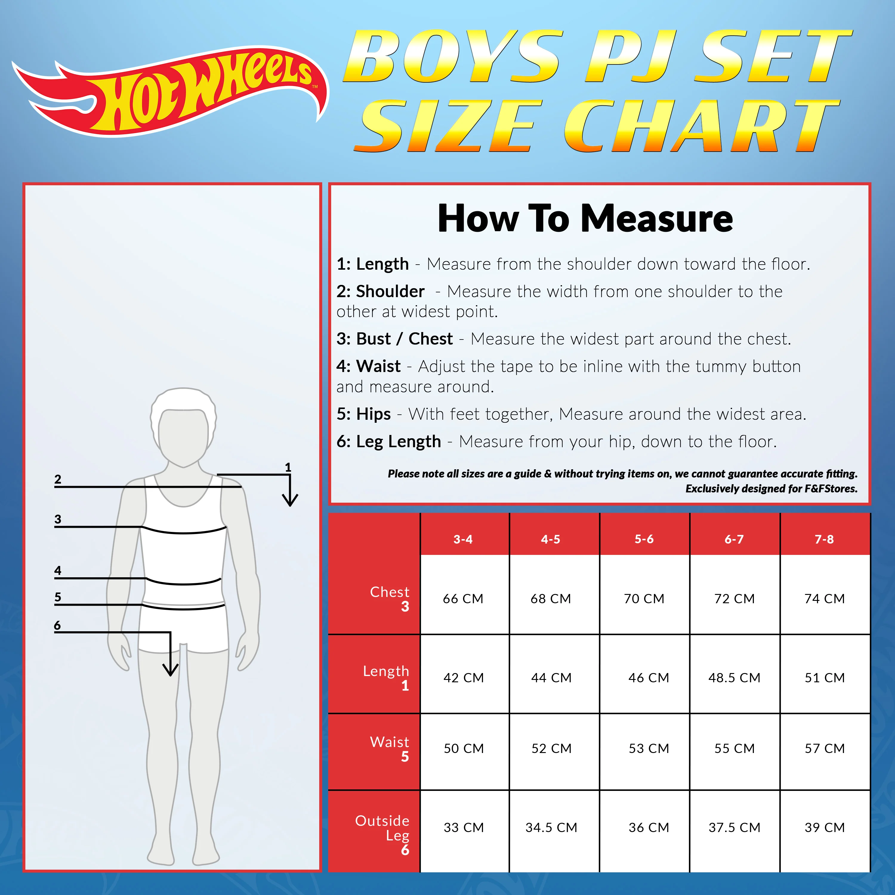Hot Wheels Boys Pyjamas, 2 Piece Summer Nightwear Short PJs for Boys - Image 6
