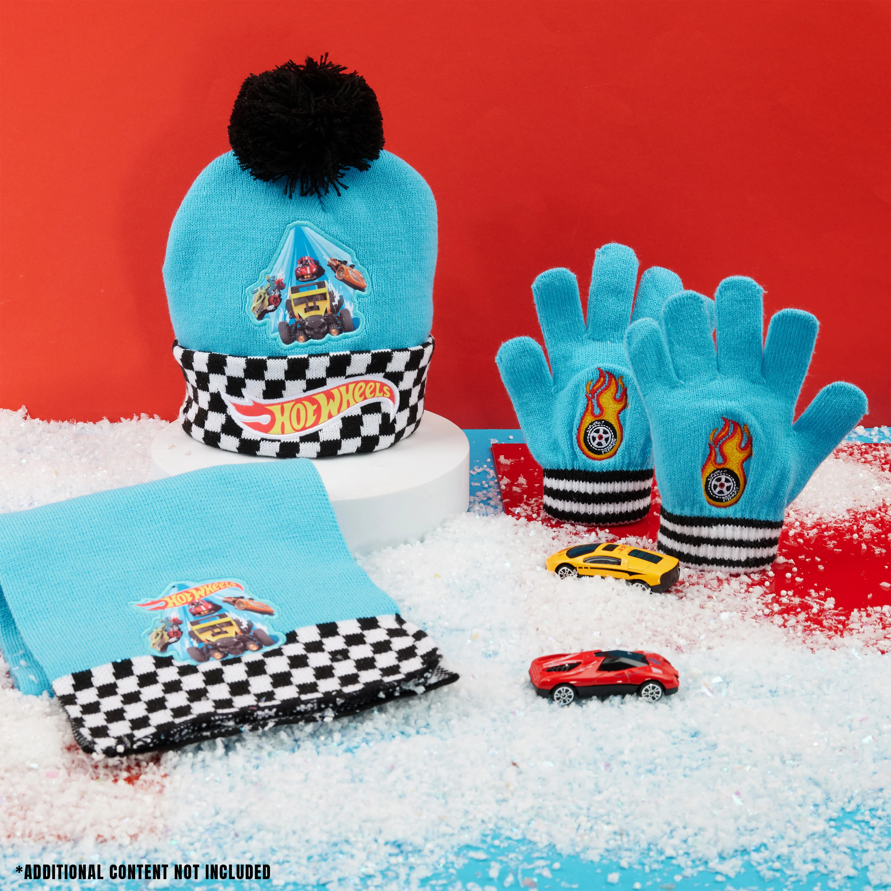 Hot Wheels Boys Winter Accessories Set for School or Travel - Boys Gifts - Image 2