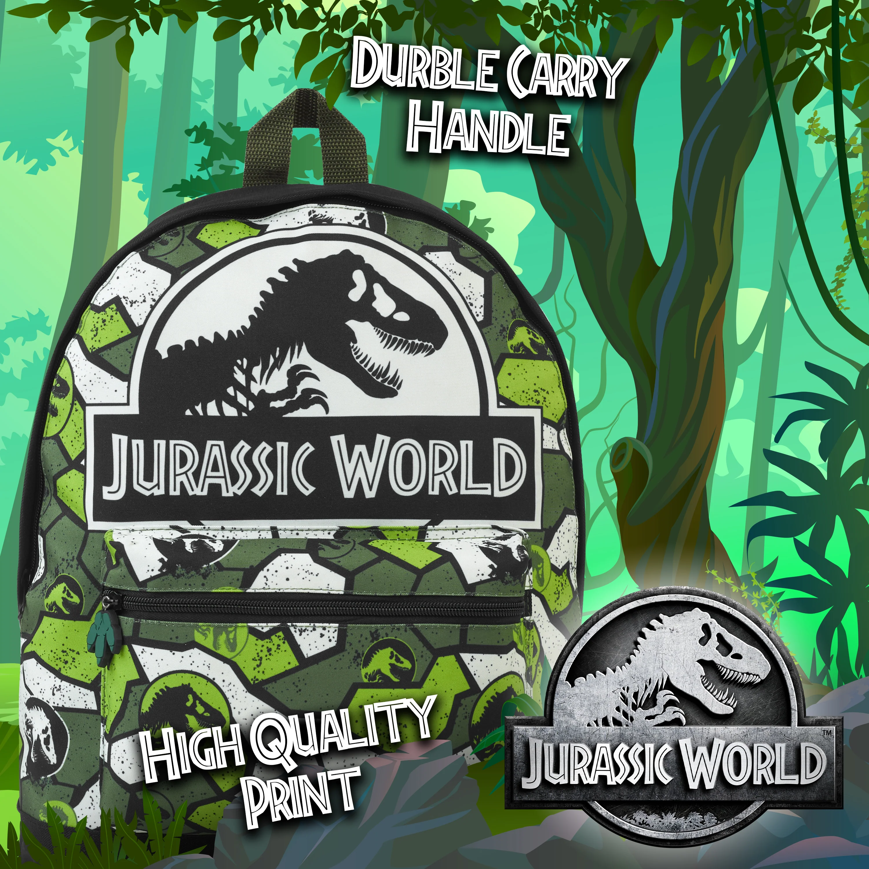 Jurassic World Boys Backpack Dinosaur Backpack Kids School Bag - Image 4