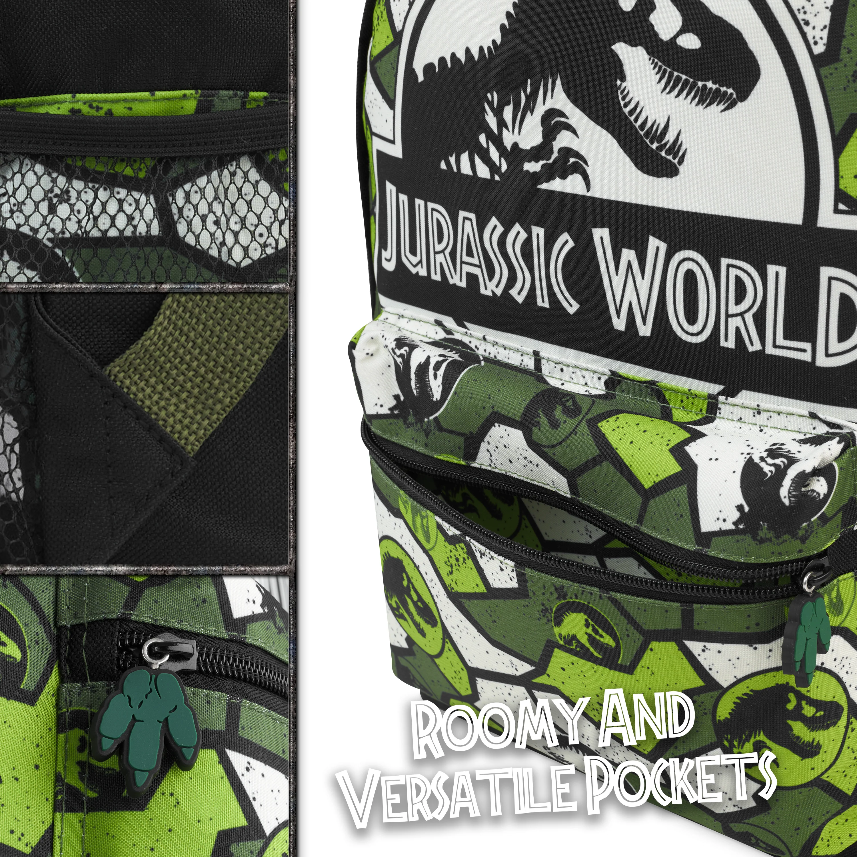 Jurassic World Boys Backpack Dinosaur Backpack Kids School Bag - Image 5
