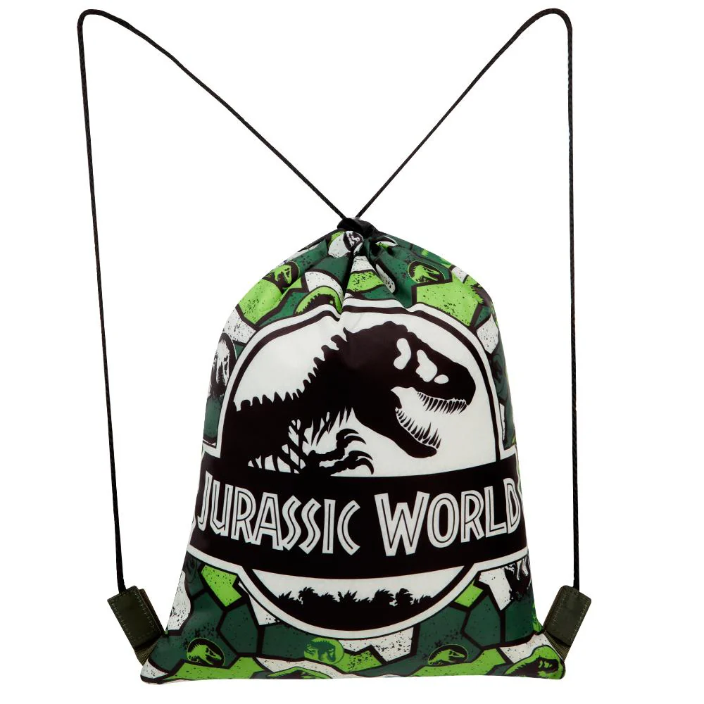 Jurassic World Drawstring Bag, String Bag for Boys Kids Teens