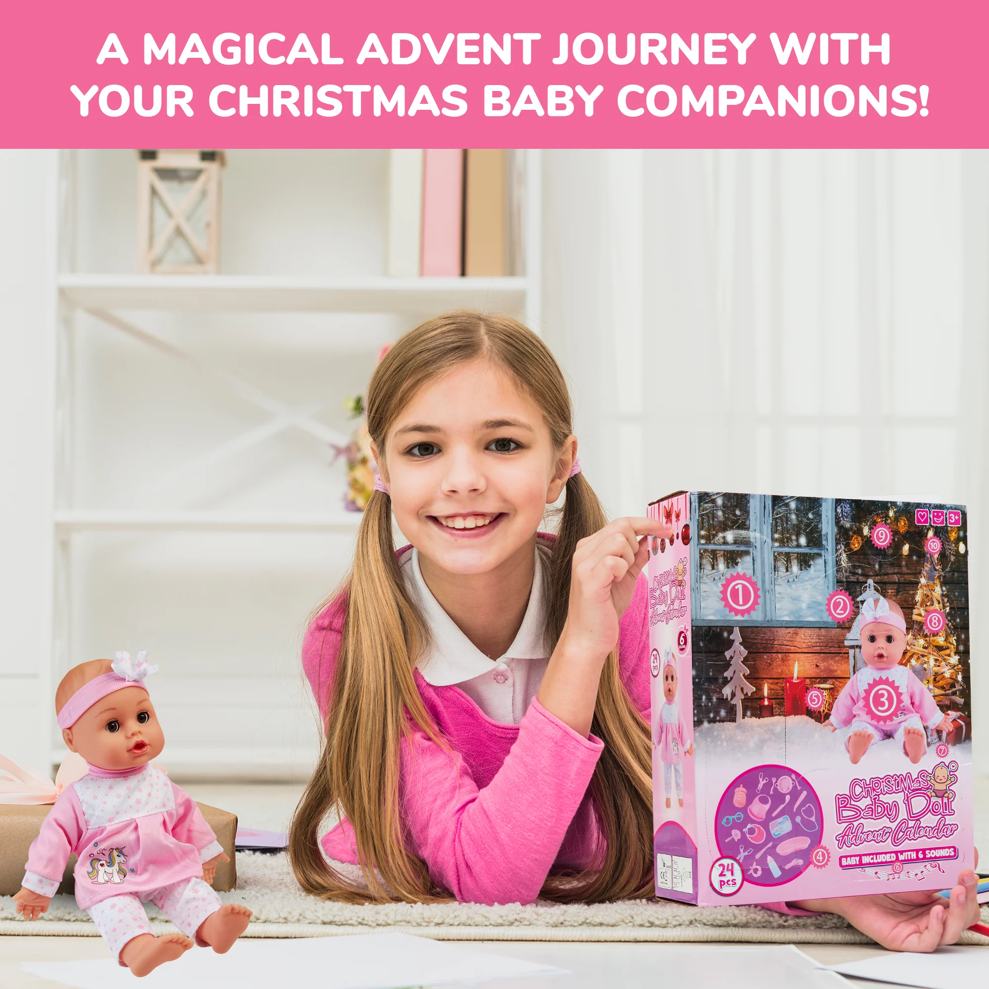 Kids Advent Calendar 2025 - Baby Doll Advent Calendars for Kids - Image 5