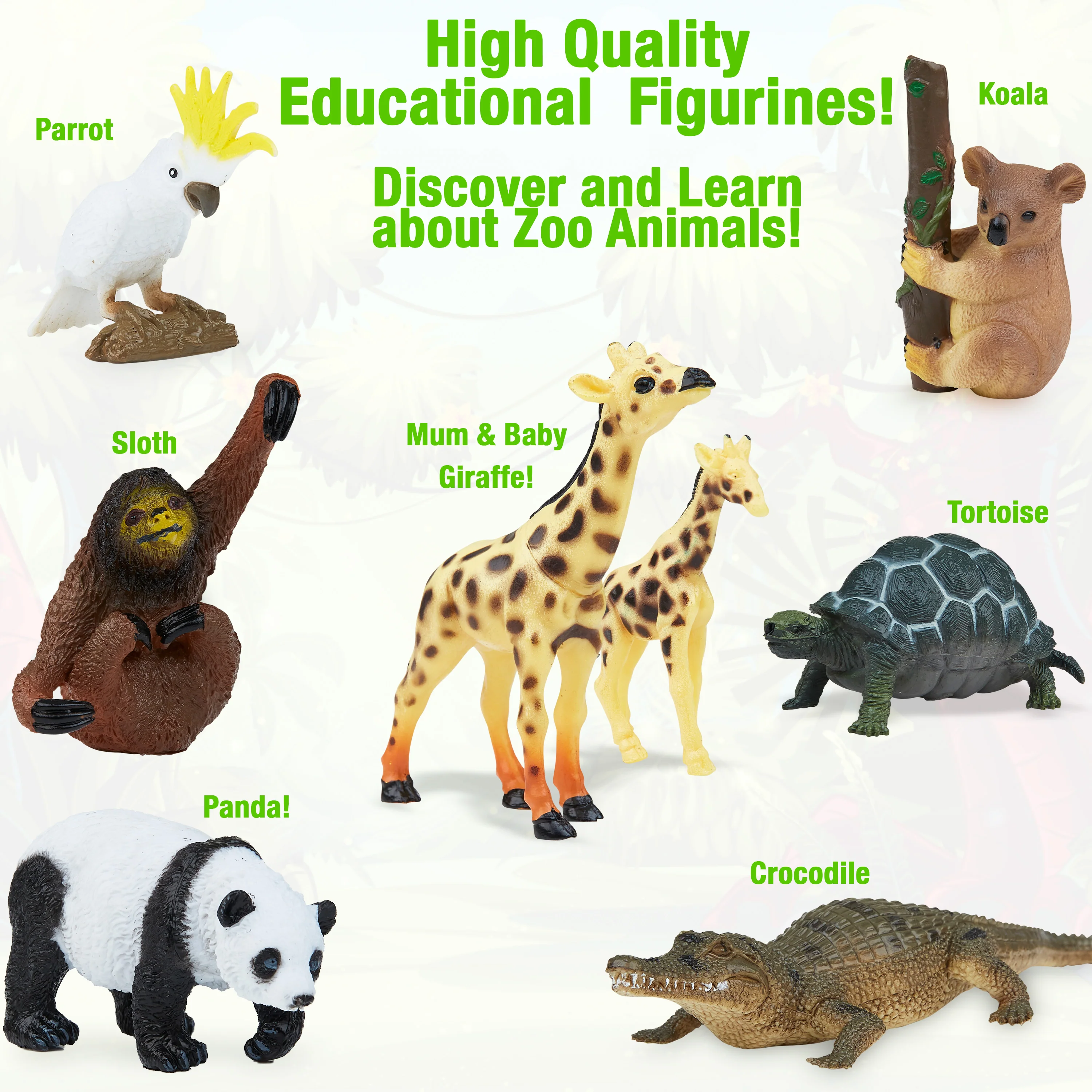 KreativeKraft Advent Calendar 2025 for Kids Toys Christmas Countdown Calendar Collectable Zoo Animals or Dinosaur Toys Figurines (Zoo Animals) - Image 5