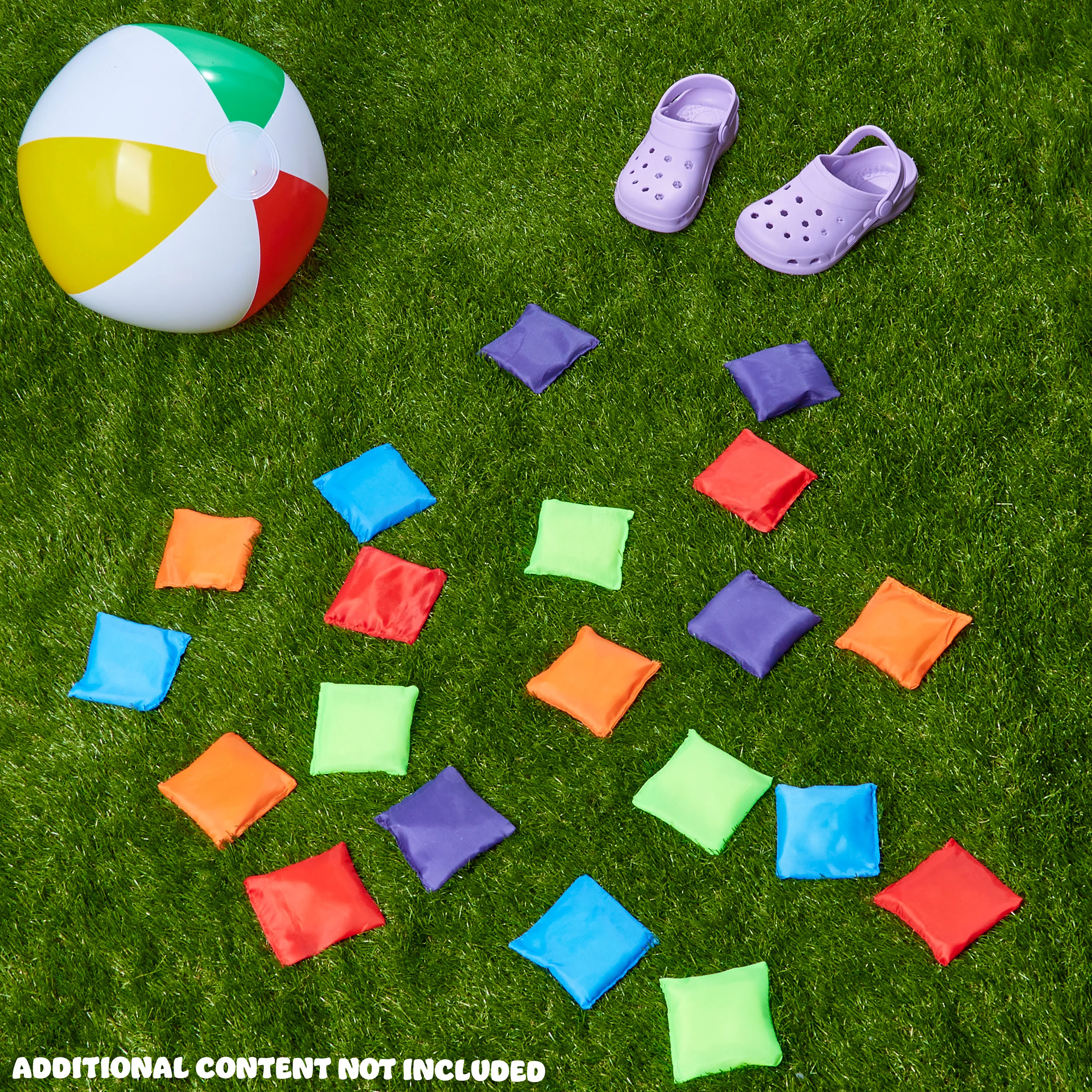 KreativeKraft Bean Bag Set for Kids, Colourful Throwing Bean Bags for Outdoor Games - Image 2