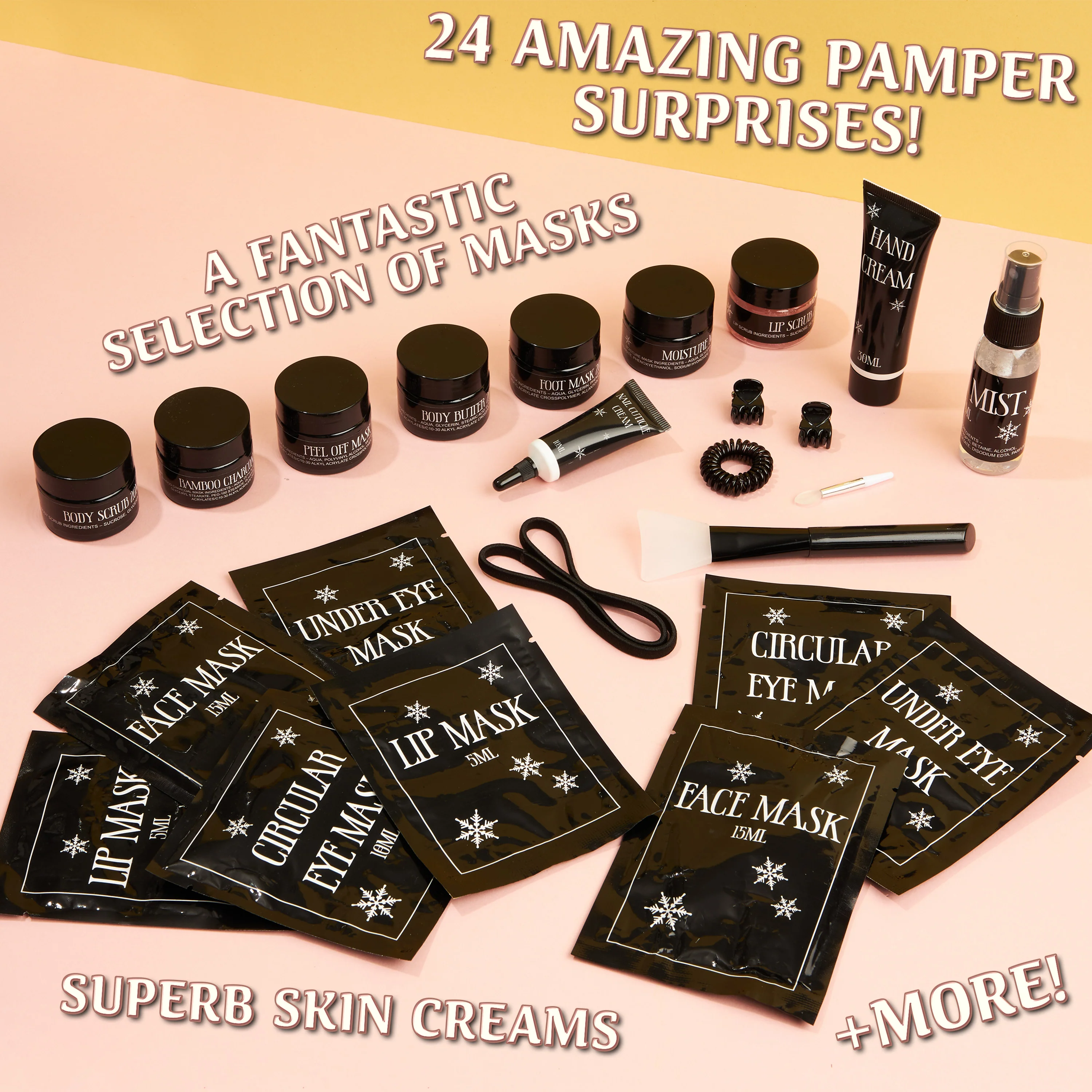 KreativeKraft Beauty Advent Calendar 2025, Makeup Set, Pampering Skincare - Image 4