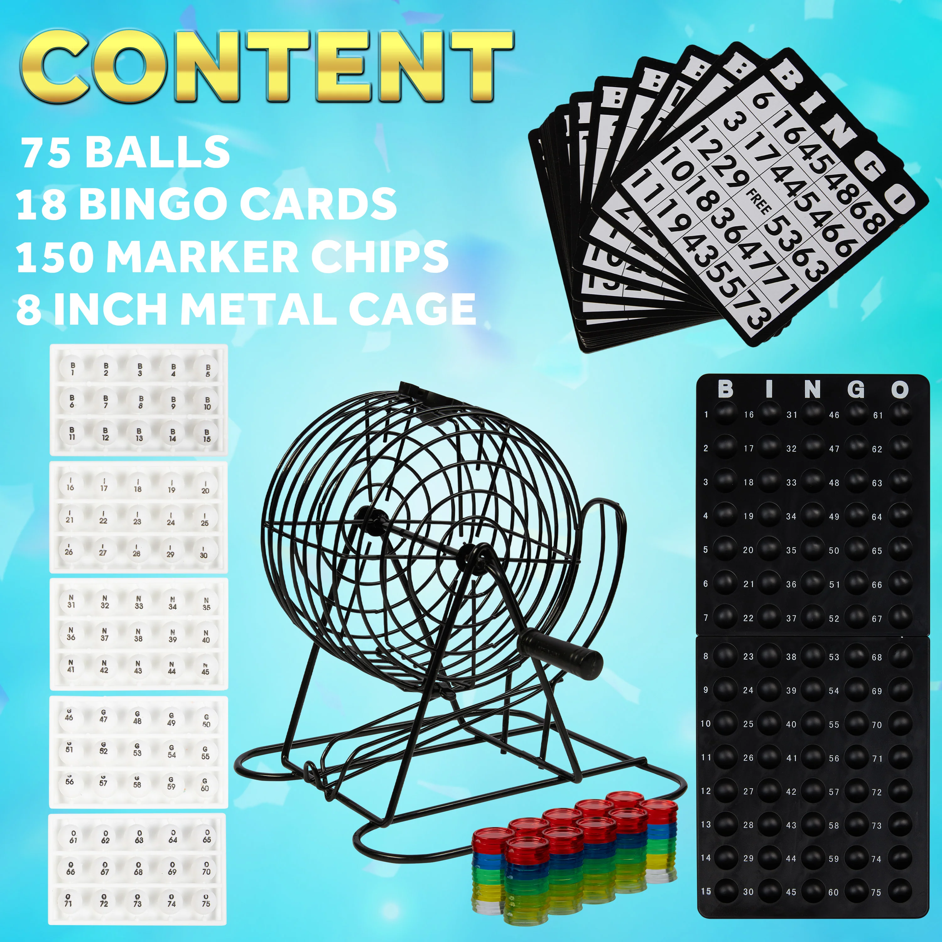 KreativeKraft Bingo Game Set or Accessories for Teens & Adults - Image 6