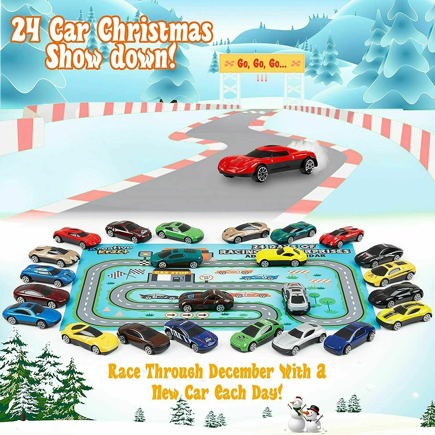KreativeKraft Car Advent Calendar - 2025 Advent Calendar - Image 8