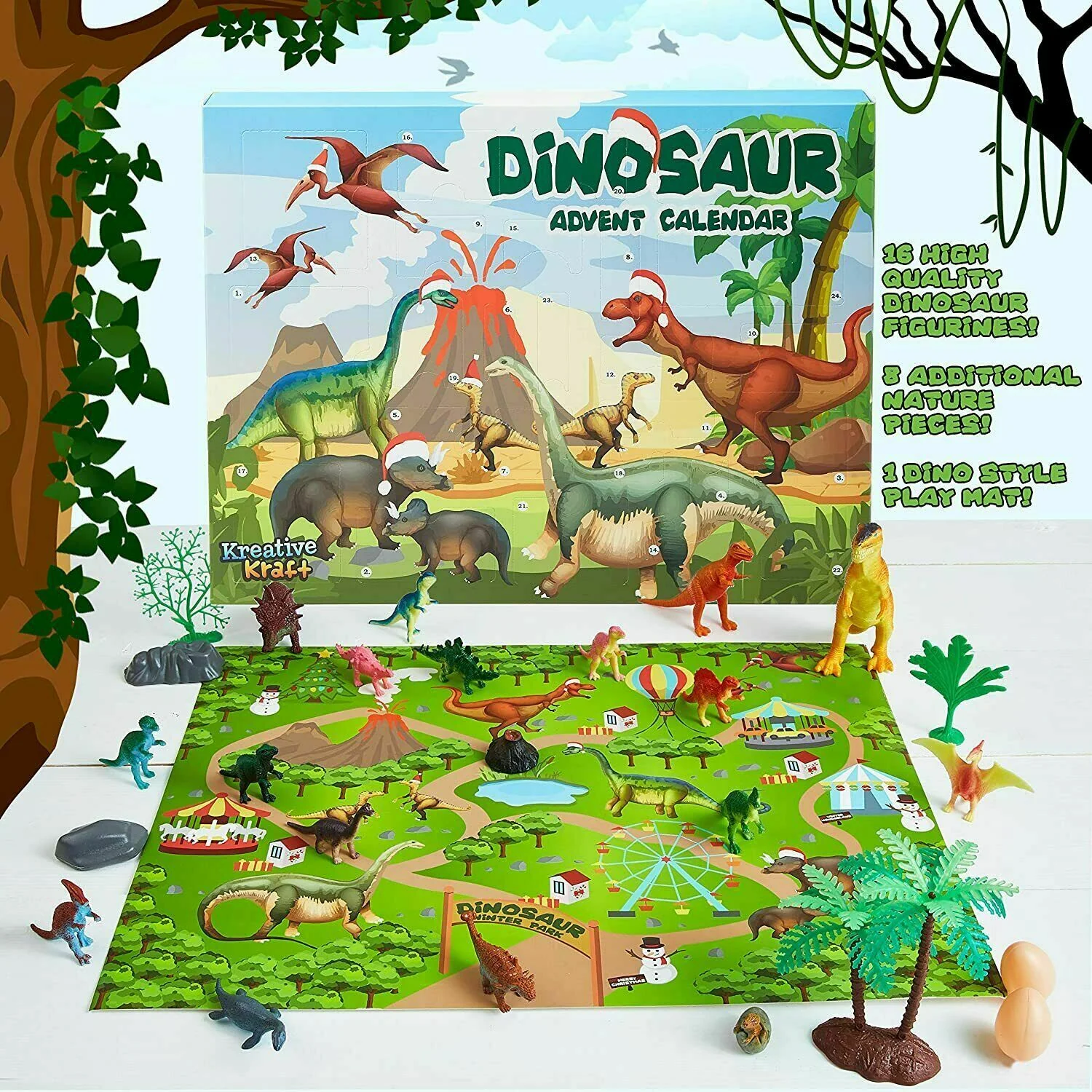 KreativeKraft Dinosaurs Advent Calendar - Dinosaurs 2025 Advent Calendar - Image 5