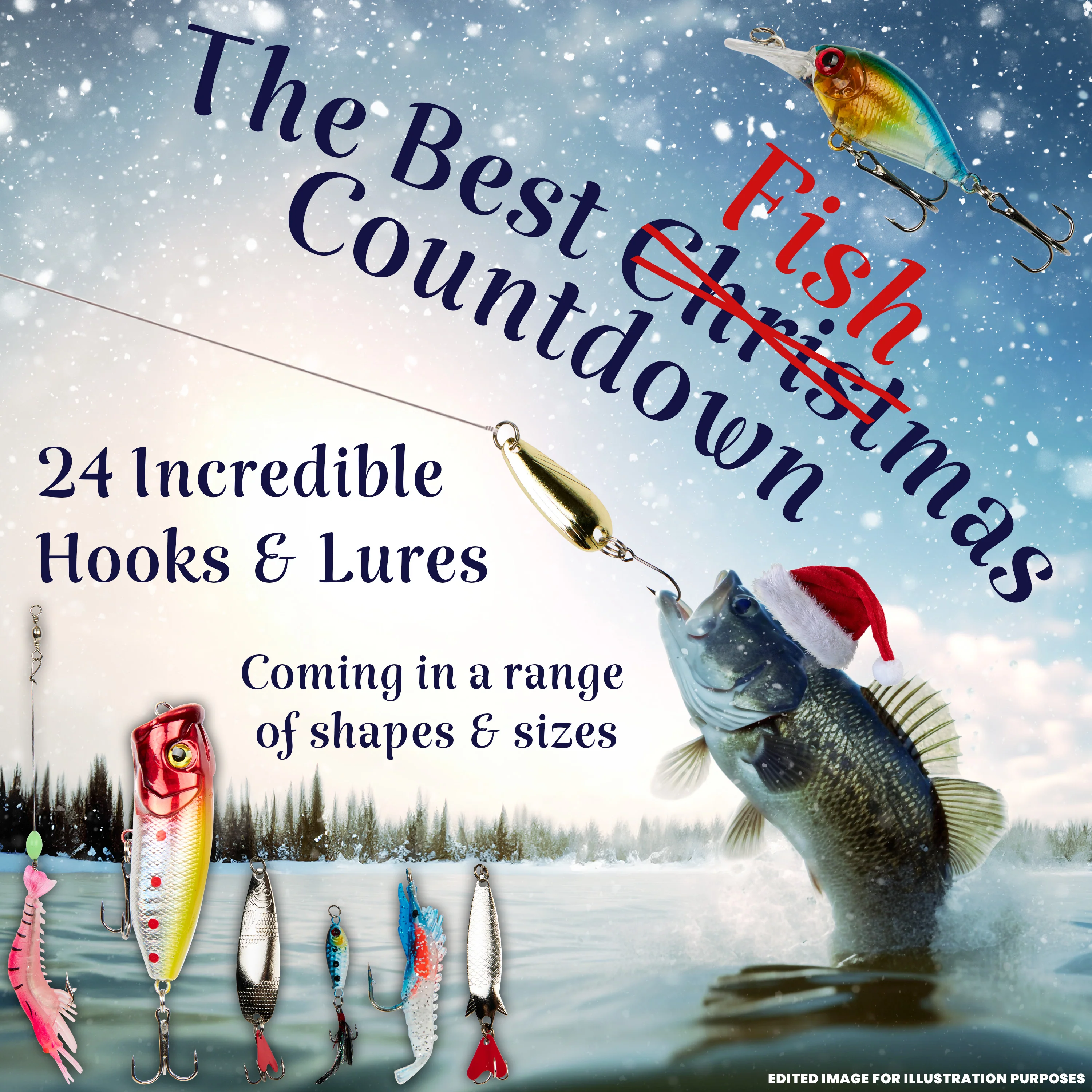 KreativeKraft Fishing Advent Calendar 2025, Christmas Countdown Calendar for Men - Image 4