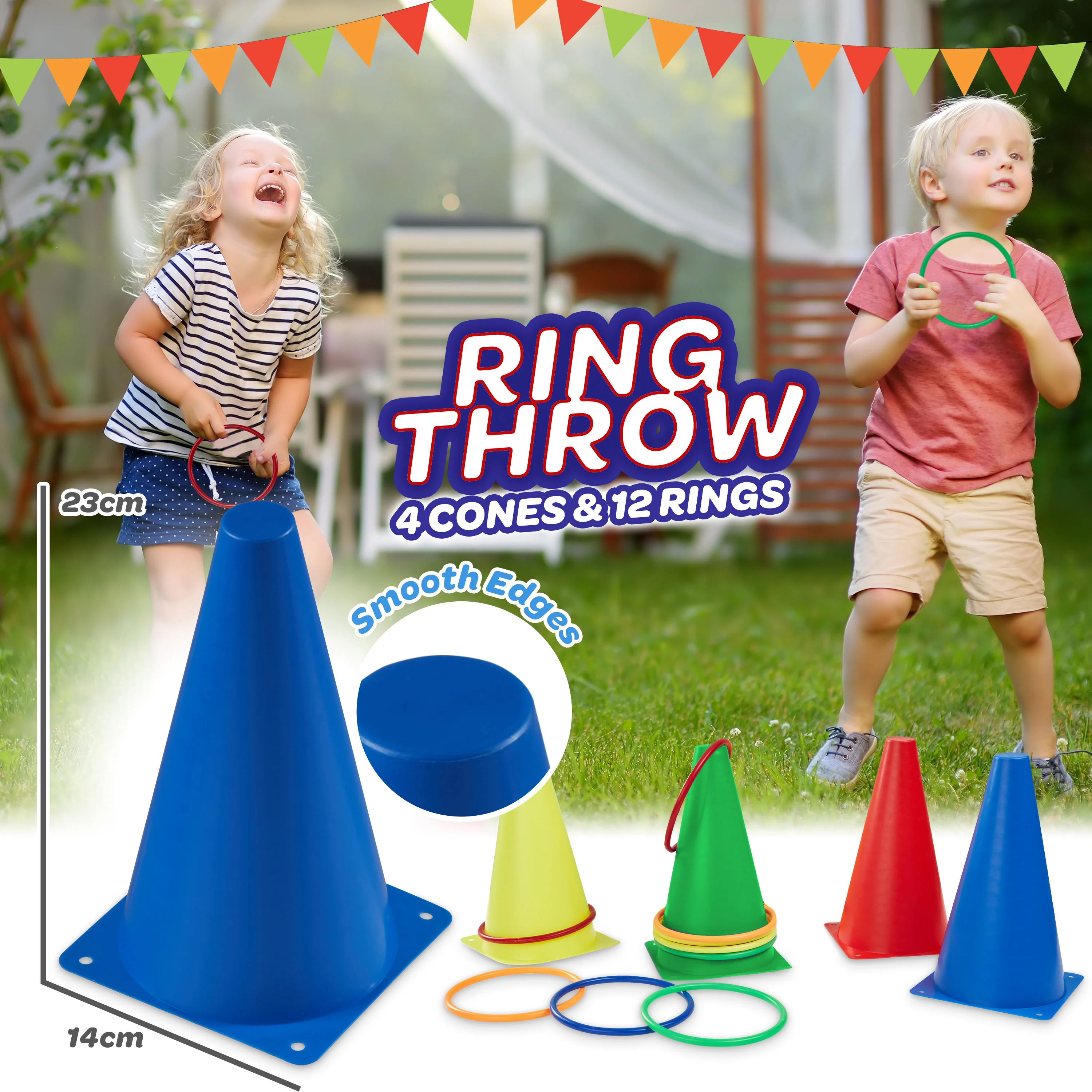 KreativeKraft Kids Games Outdoor Play Equipment for Kids Adults Family Garden Toys - Image 6